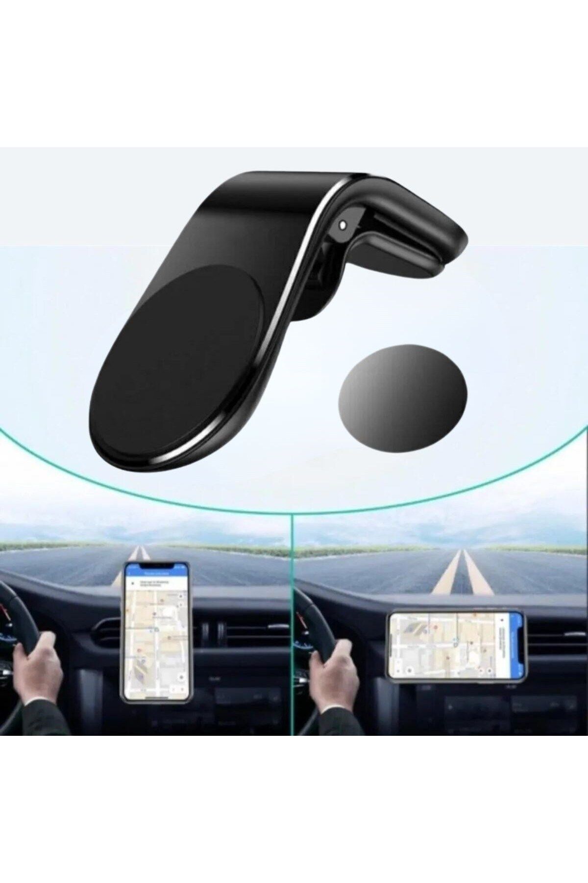 Home Havalanndırma Izgarasına Takılabilen Mandallı Mıknatıslı Oto Araç Içi Manyetik Telefon Tutucu