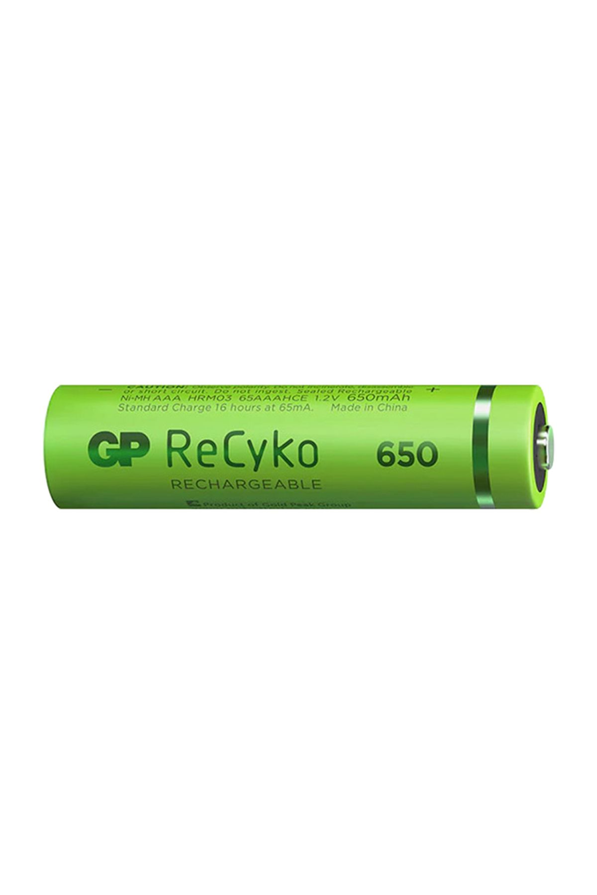 Emperium GP RECYKO 650 MAH R03 AAA ŞARJLI 2Lİ İNCE KALEM PİL GP65AAAHCE-2EB2 (GPRHCH63E000) (5122)
