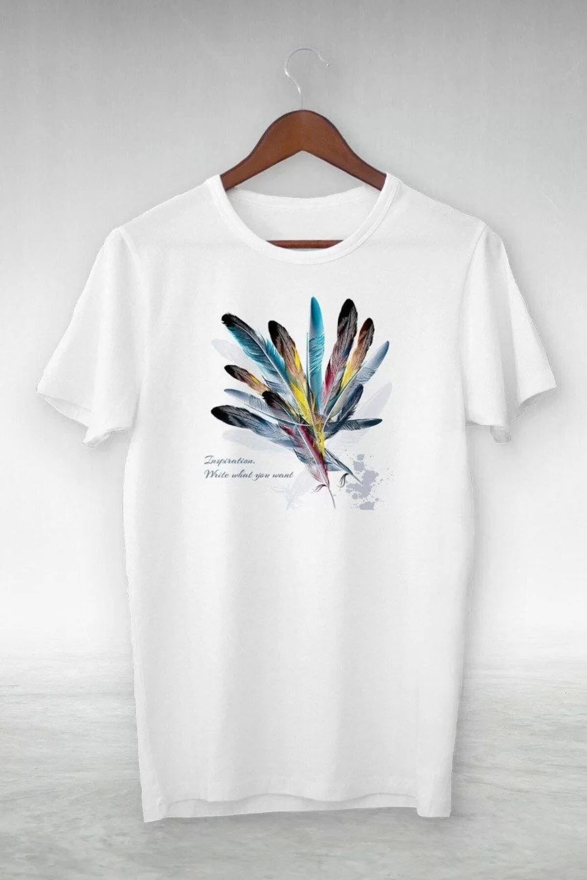 CVS Unisex Baskılı Oversize T-Shirt - Beyaz