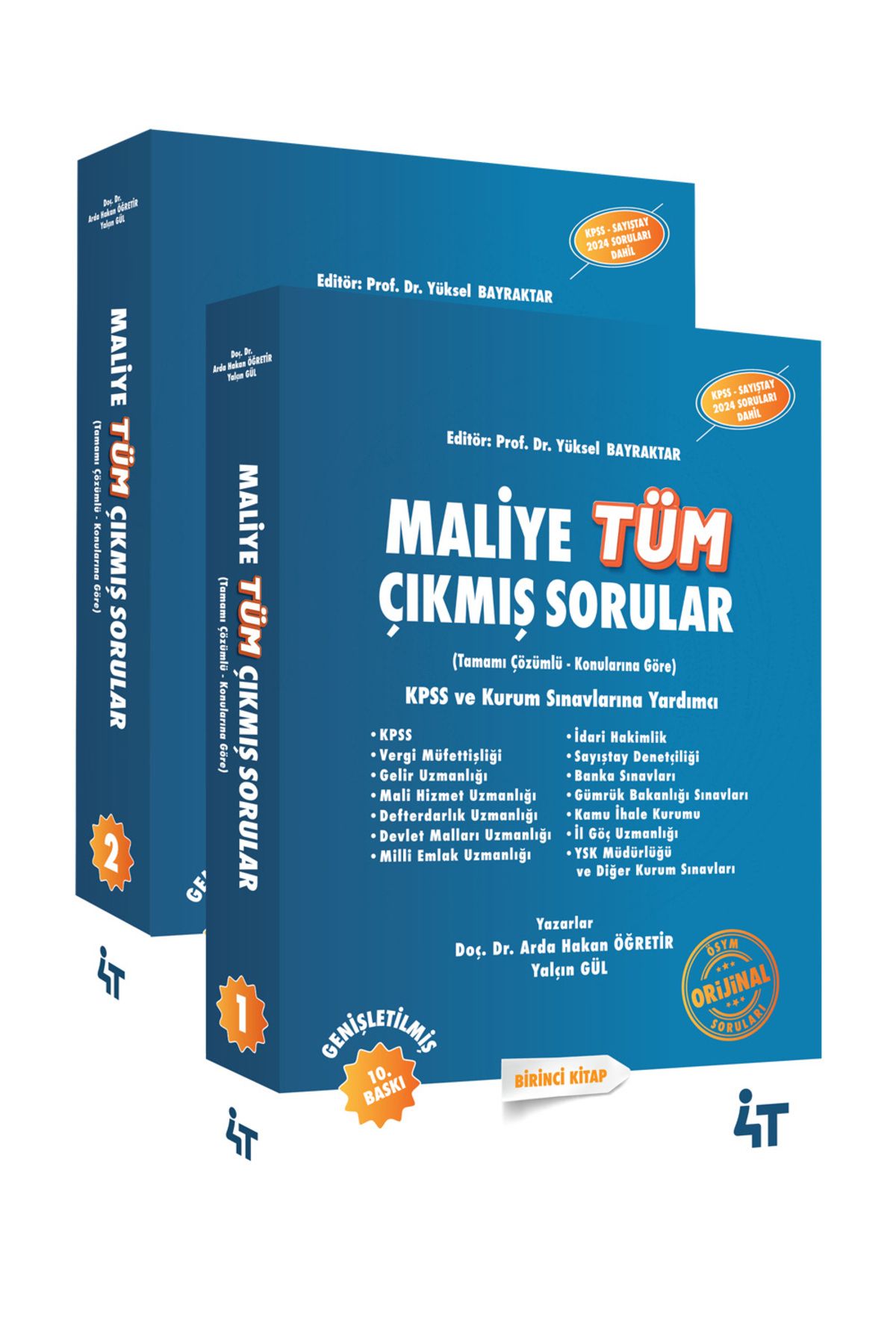 4T Yayınları MALİYE TÜM ÇIKMIŞ SORULAR (10. BASKI)