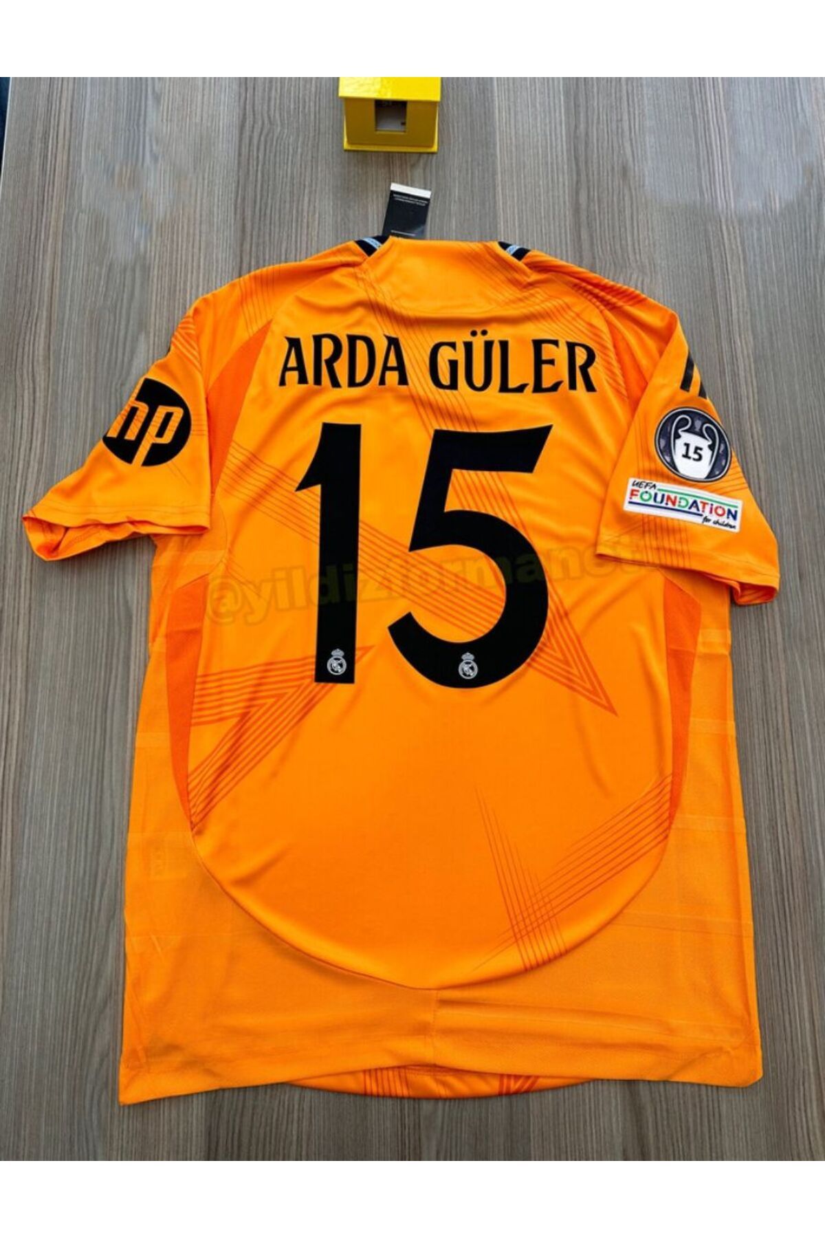 Ronson R.madridd 2024/25 Yeni Sezon Arda Güler Deplasman Forması (Orange)