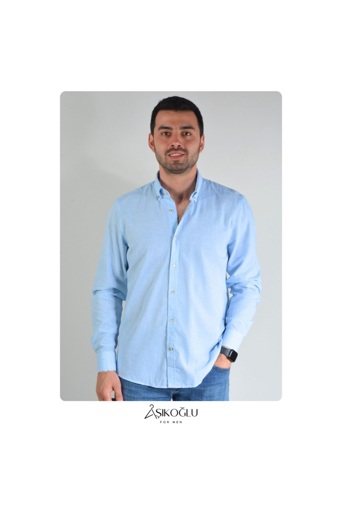 Buffon Pamuk Keten Basic Gömlek