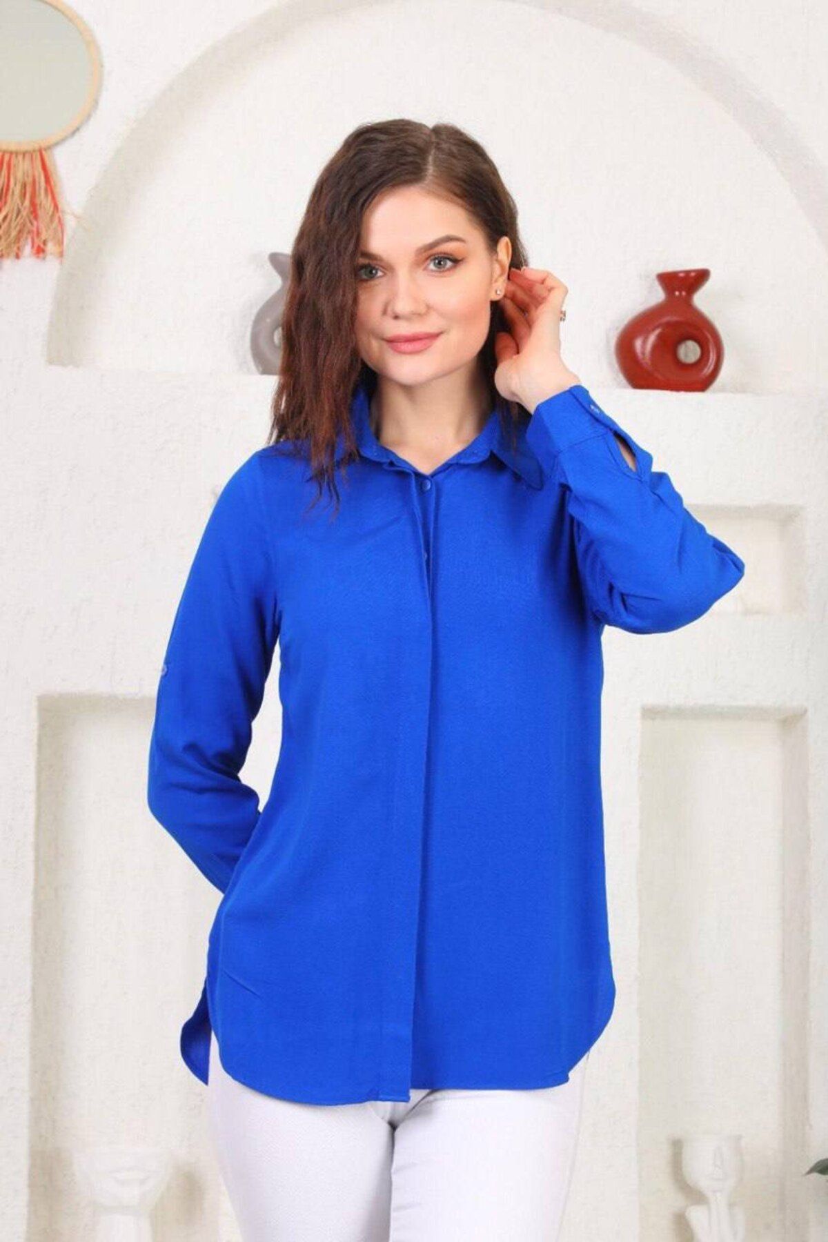 Sum DÜZ RENK SPOR GÖMLEK 👚