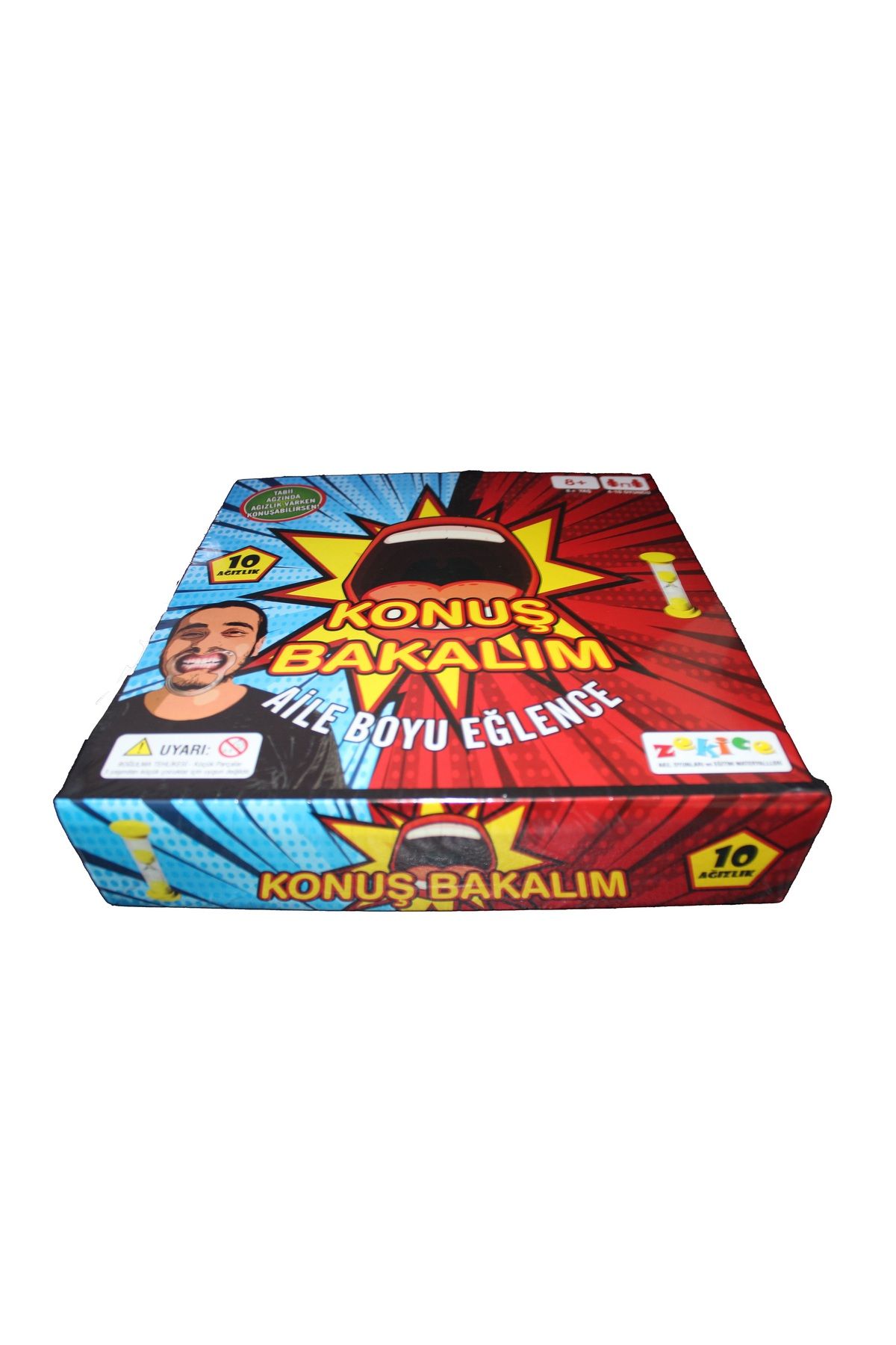 Shop58 Zekice Konuş Bakalım Aile Boyu Ağızlıklı Eğlenceli Oyun