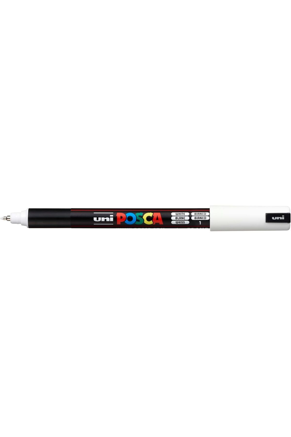 DERİK-Derik Pc-1Mr Uni White Paint Marker Pens Ultra Fine 0.7mm Caliber Nib Tip Write on Any Surface 1
