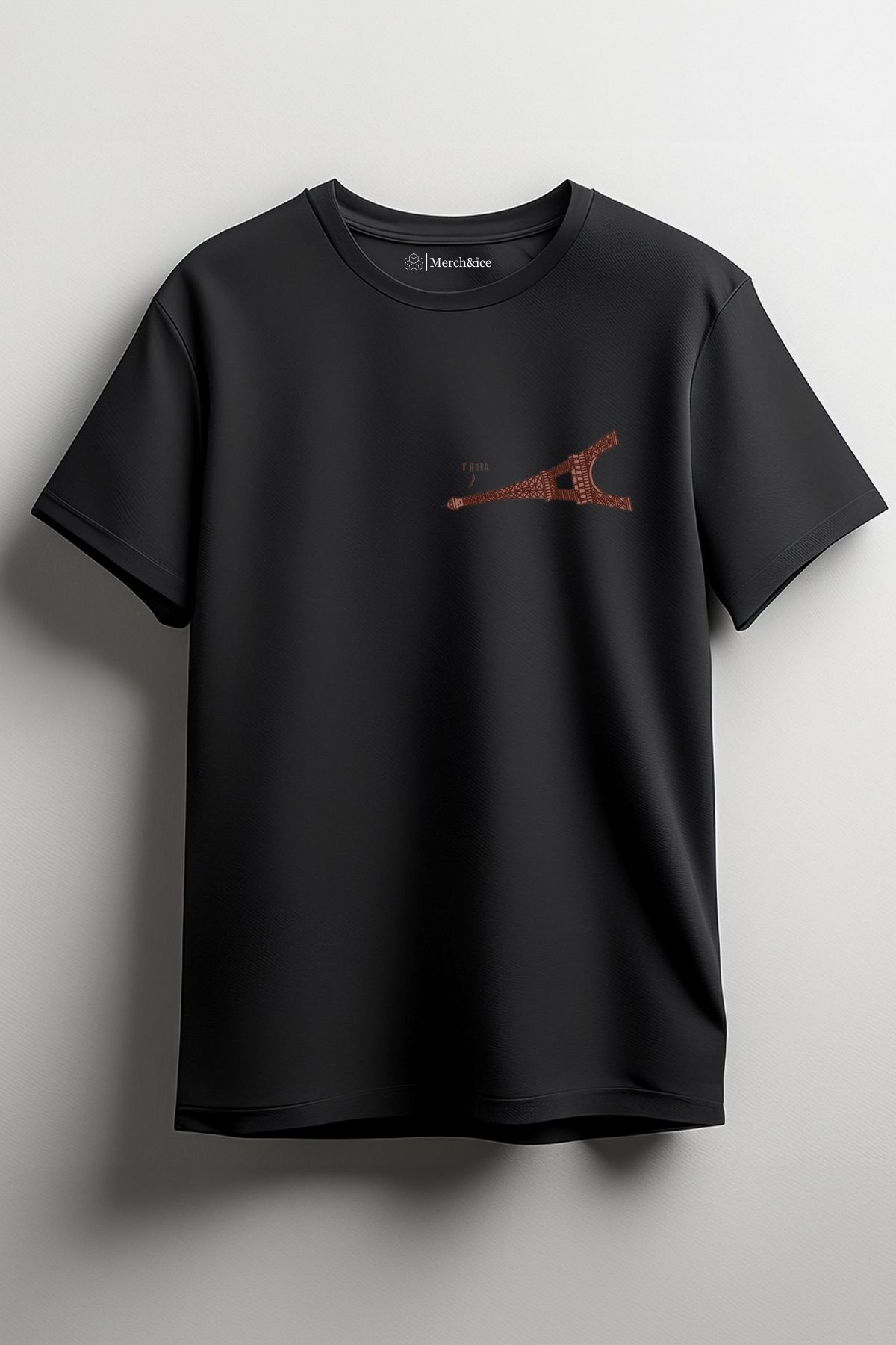 Merch&ice I feel Eyfel Kulesi Baskılı Unisex T-Shirt