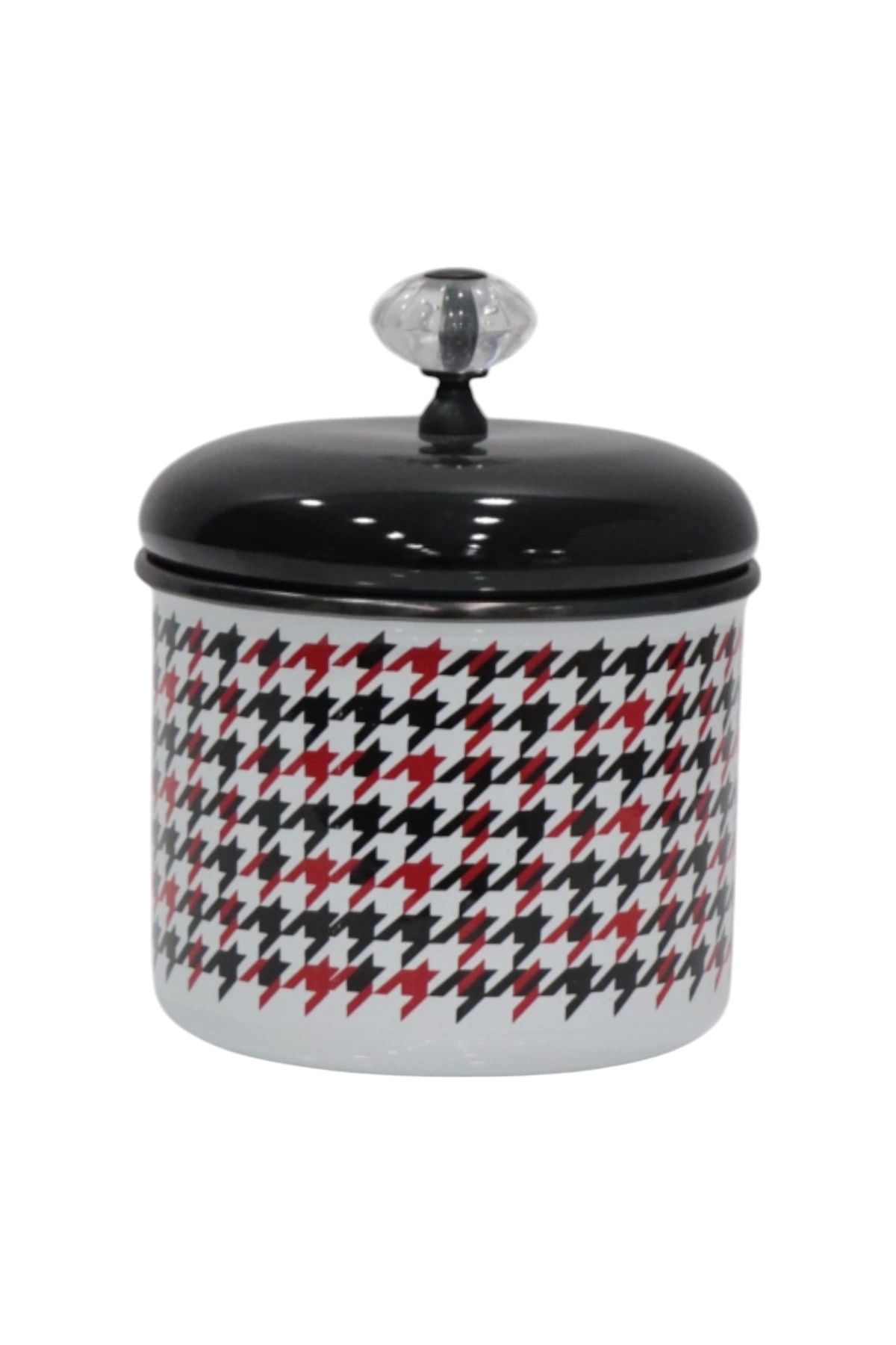 PR HOME Forte Black Emaye Baharatlık Kavanoz Küçük Boy 10 Cm