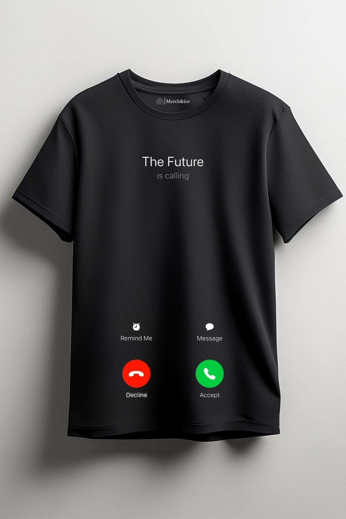 Merch&ice The Future is Calling Baskılı Unisex T-Shirt