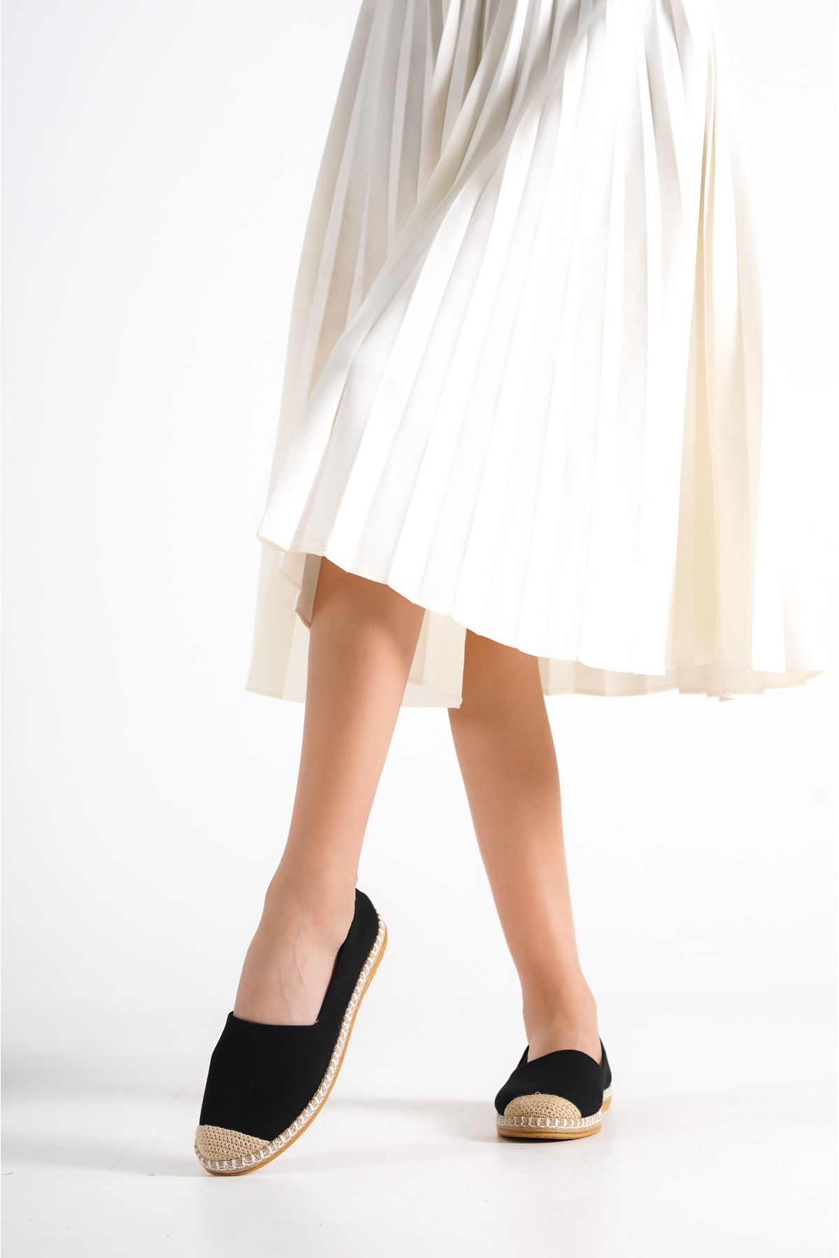 Capone Outfitters-Pasarella Leinen-Espadrille für Damen 3