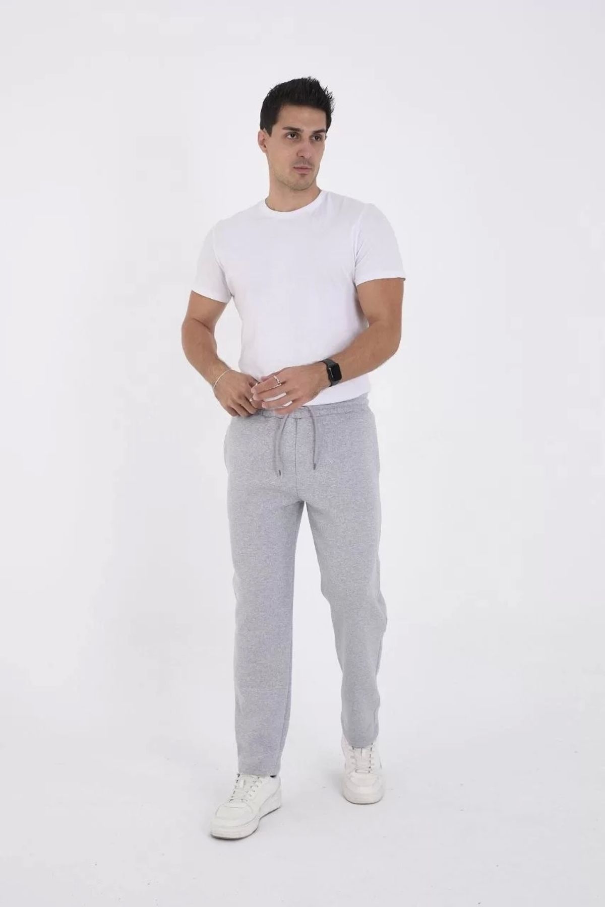 CVS Unisex Üç İplik Basic Eşofman Pantolon - Gri