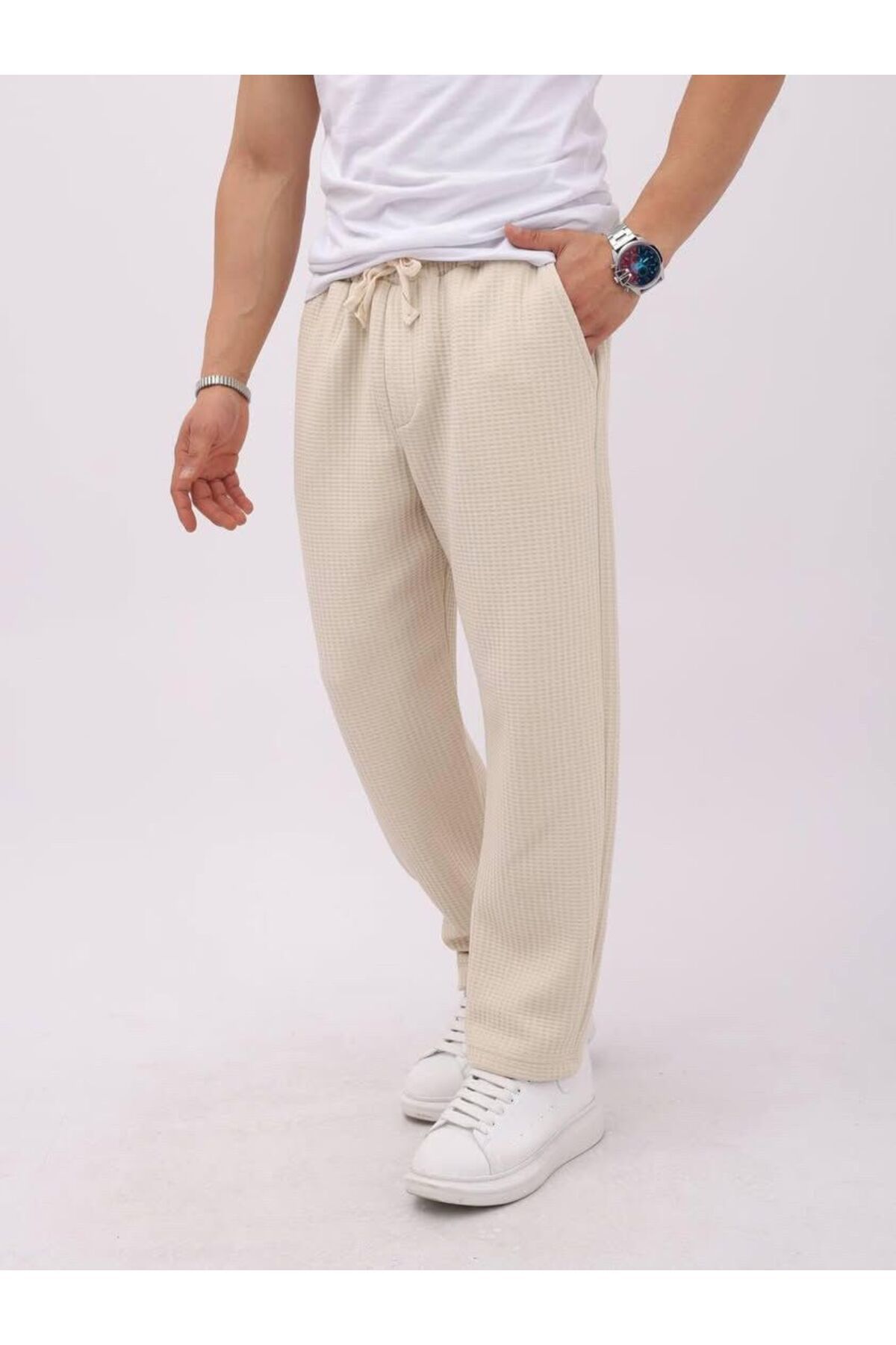 eşofmansjogger Waffle Kumaş Jogger