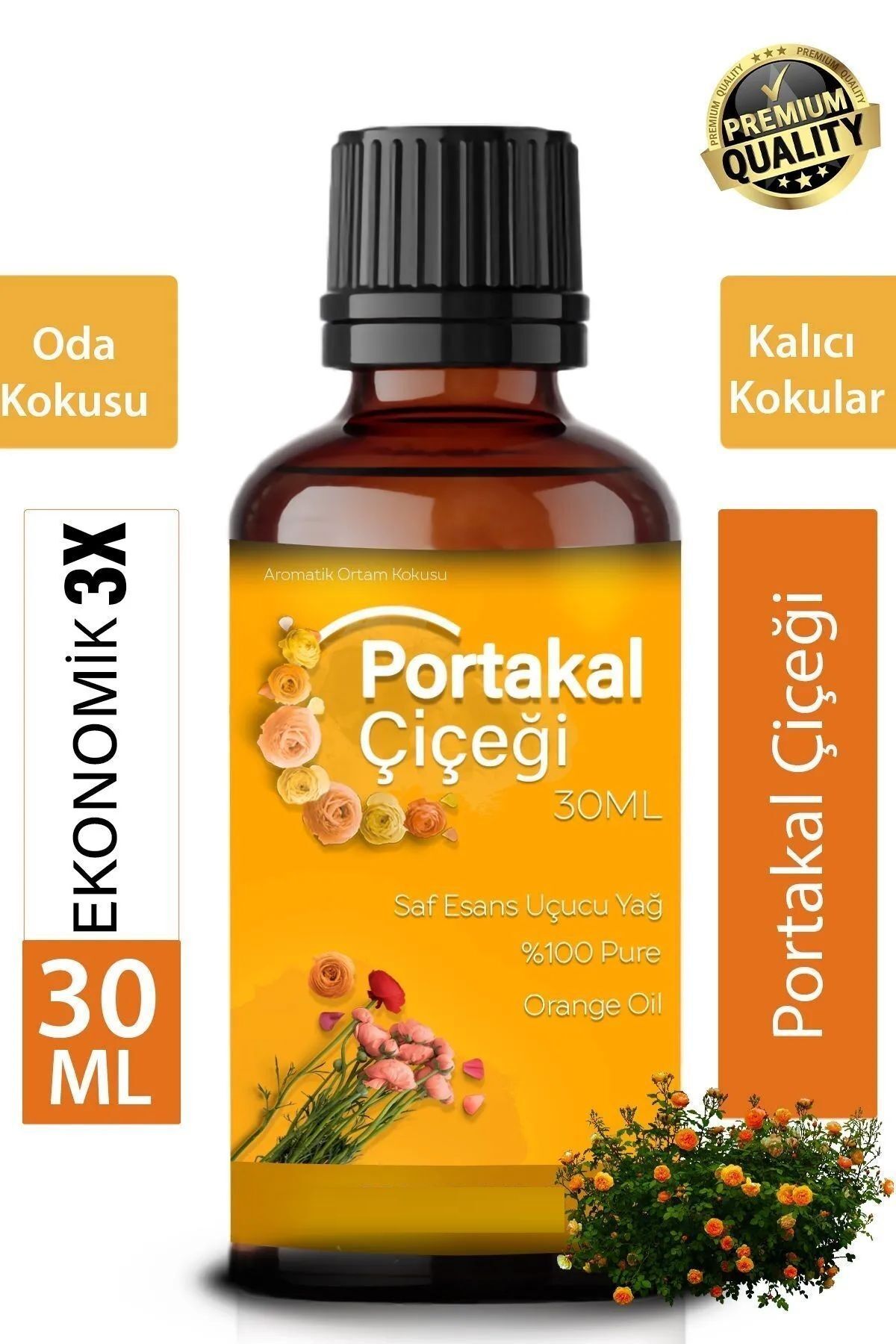 teknotrust Oda Kokusu Aromatik Esansiyel Yağ Serisi %100 Natural Saf & Doğal 30 ml