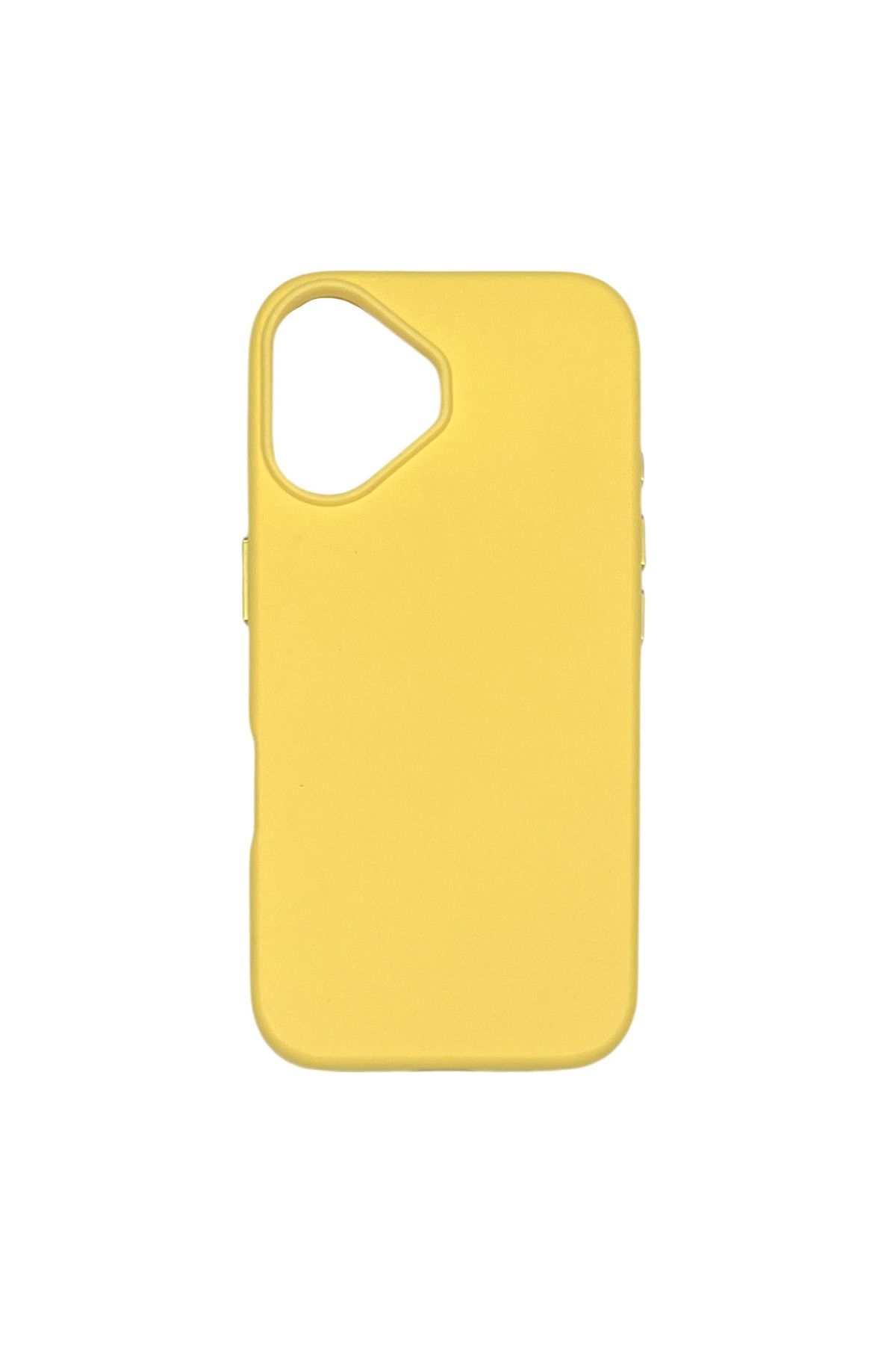 Nettech Apple iPhone 16 Plus Uyumlu NT-N068 Arka Koruma Kılıf - Sarı