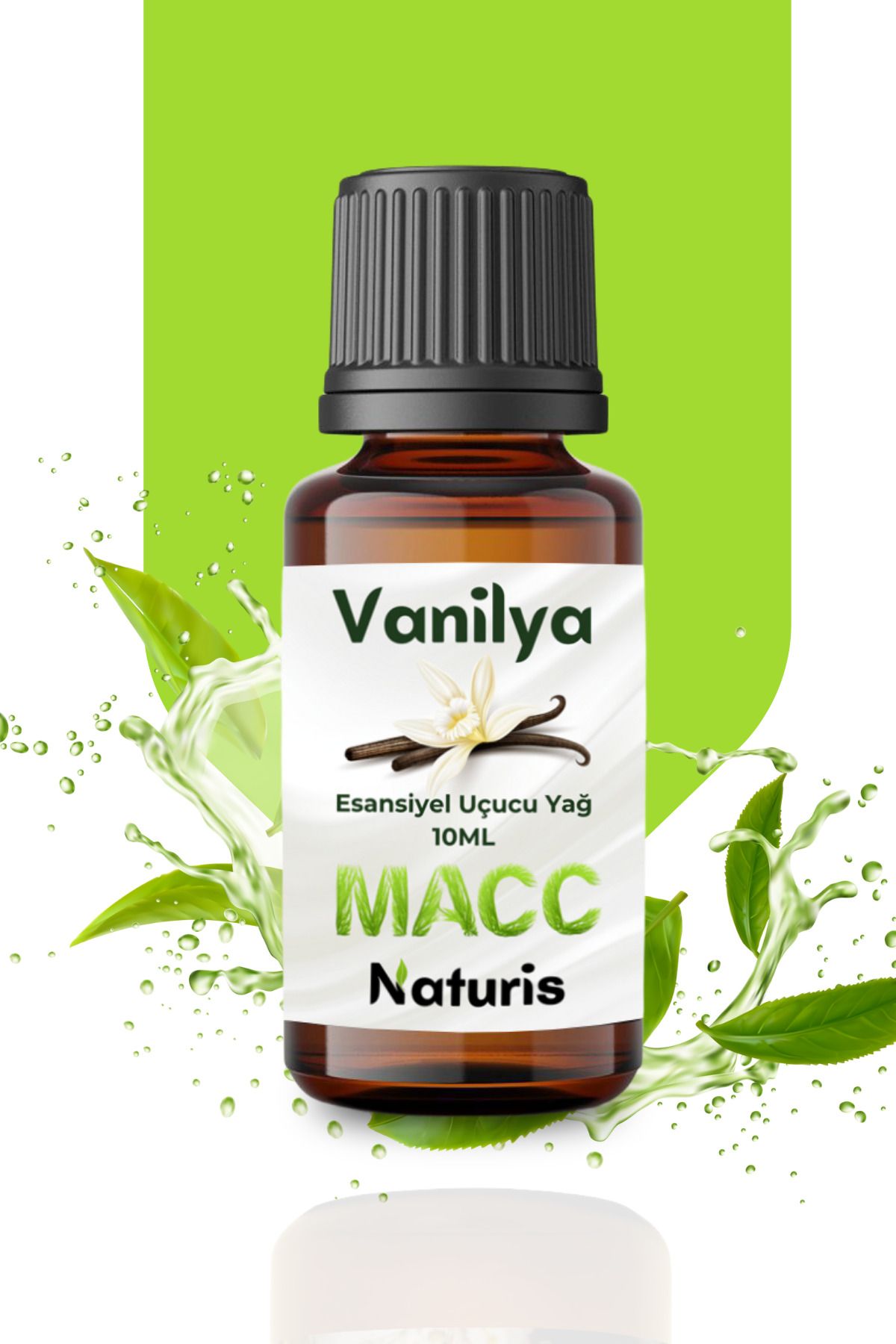 MACC Naturis Vanilya Esansiyel Uçucu Koku Yağ Difüzör Esans Yağı Aromaterapi Yağı Oda Kokusu Buhardanlık 10ml