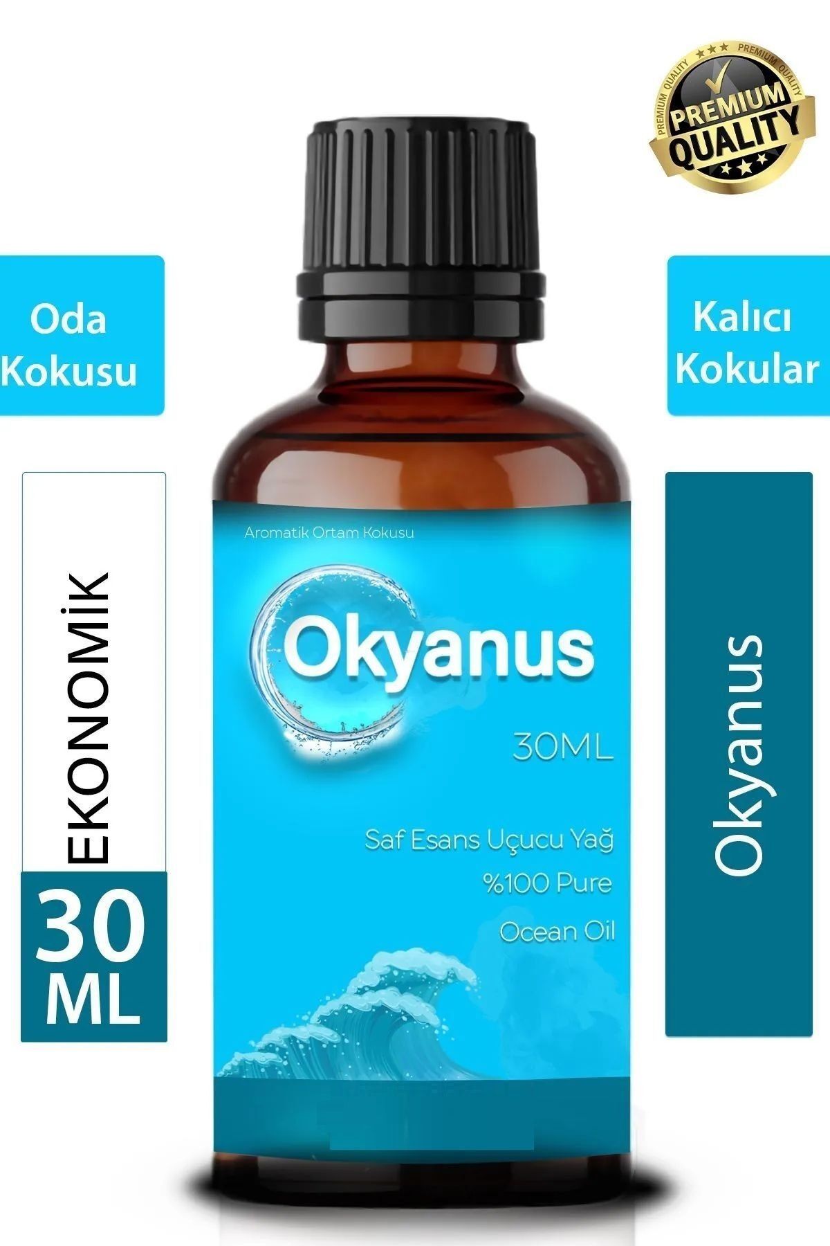 teknotrust Oda Kokusu Aromatik Esansiyel Yağ Serisi %100 Natural Saf & Doğal 30 ml