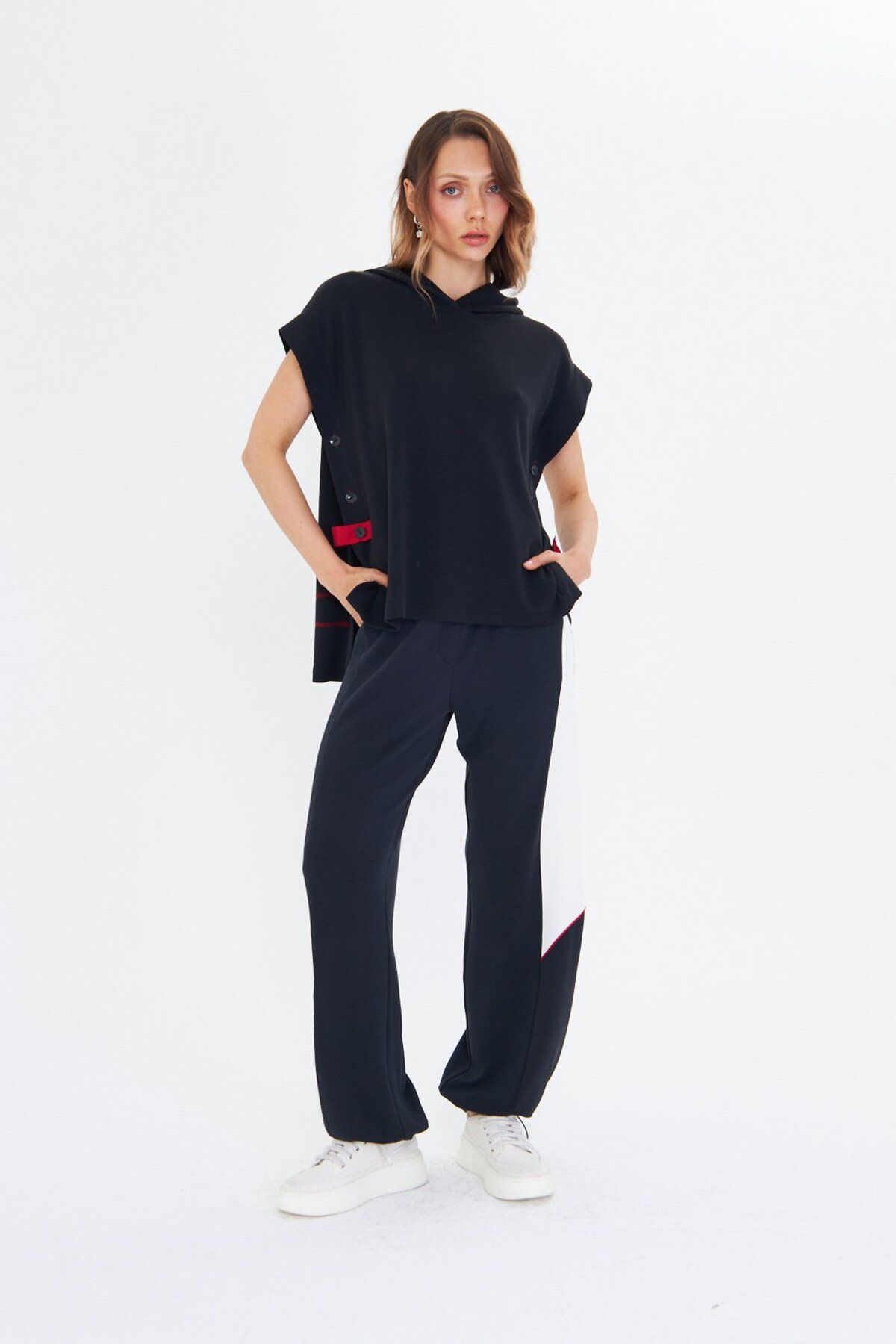 LAMANTE SİYAH MODAL JOGGER PANTOLON