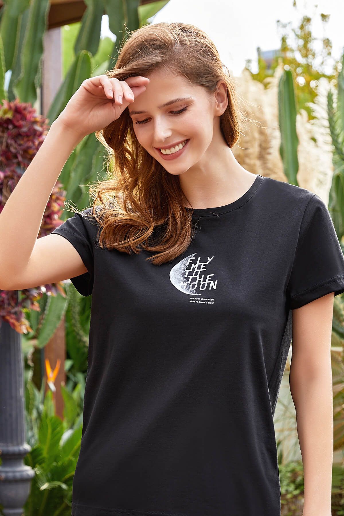 Berrak KADIN %100 PAMUKLU GENİŞ KALIP T-SHIRT