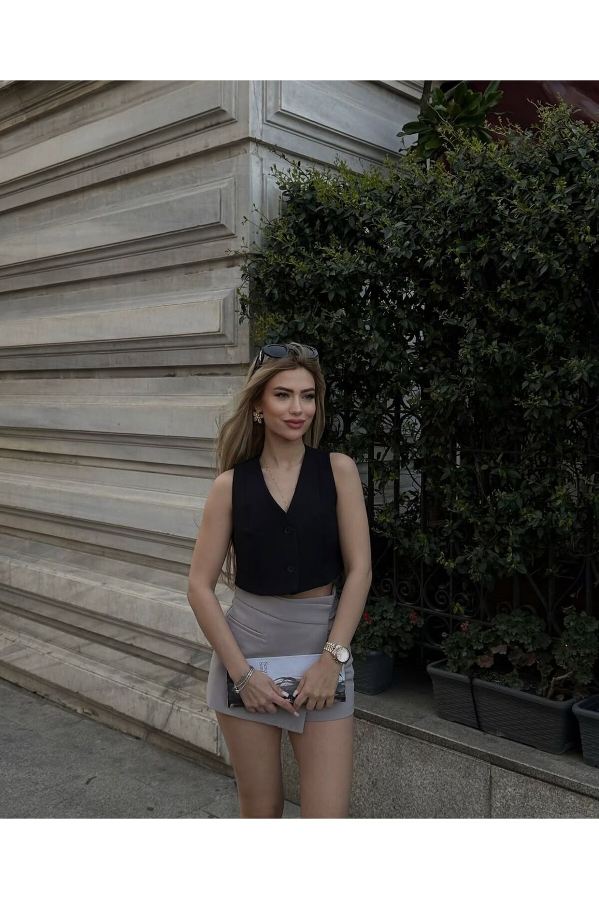 lüx vestimenta CROP YELEK