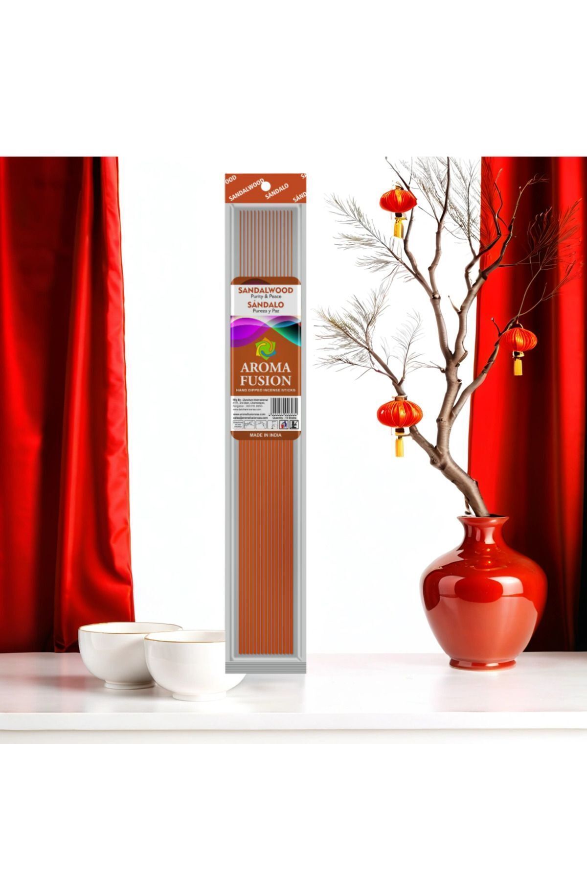 teknotrust El Yapımı 15'li - Sandalwood - Saflık ve Huzur Çubuk Tütsü