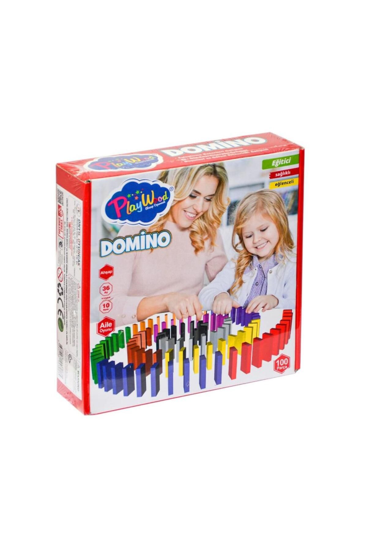 Shop58 ONY-388 Ahşap Domino Oyunu -Onyıl
