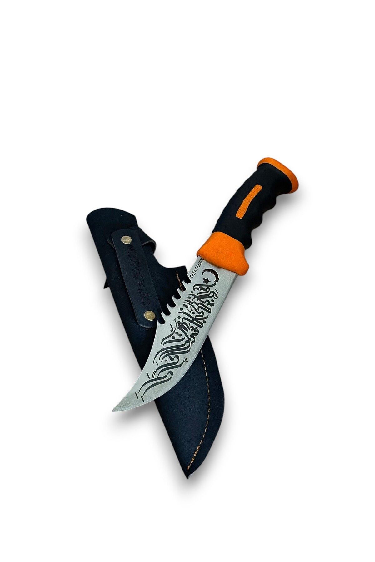 Getadesign Hat Sanatlı Outdoor Çelik Kamp Bıçağı