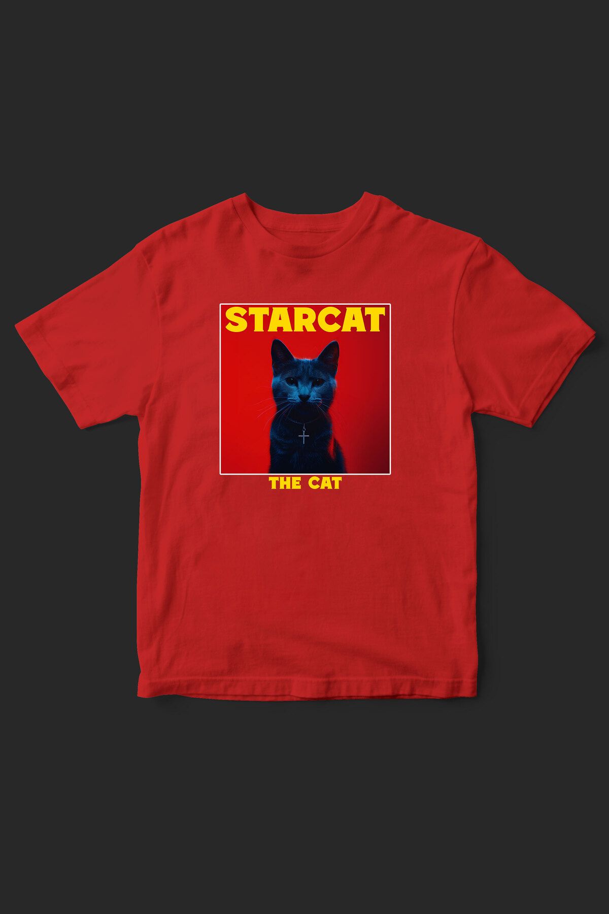 beloved.co starcat baskılı t-shirt