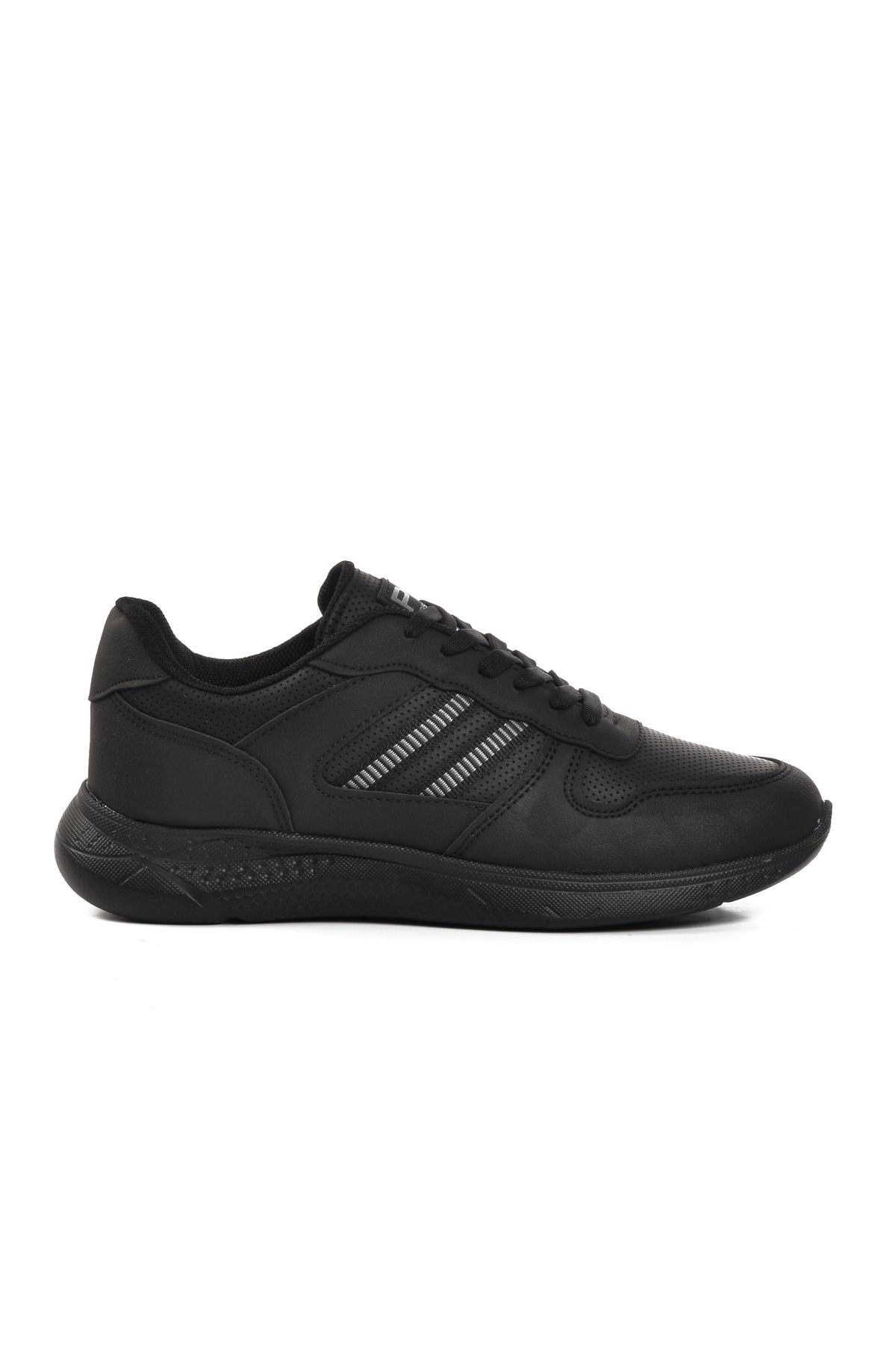 Aspor Siyah-Siyah Unisex Spor Ayakkabı