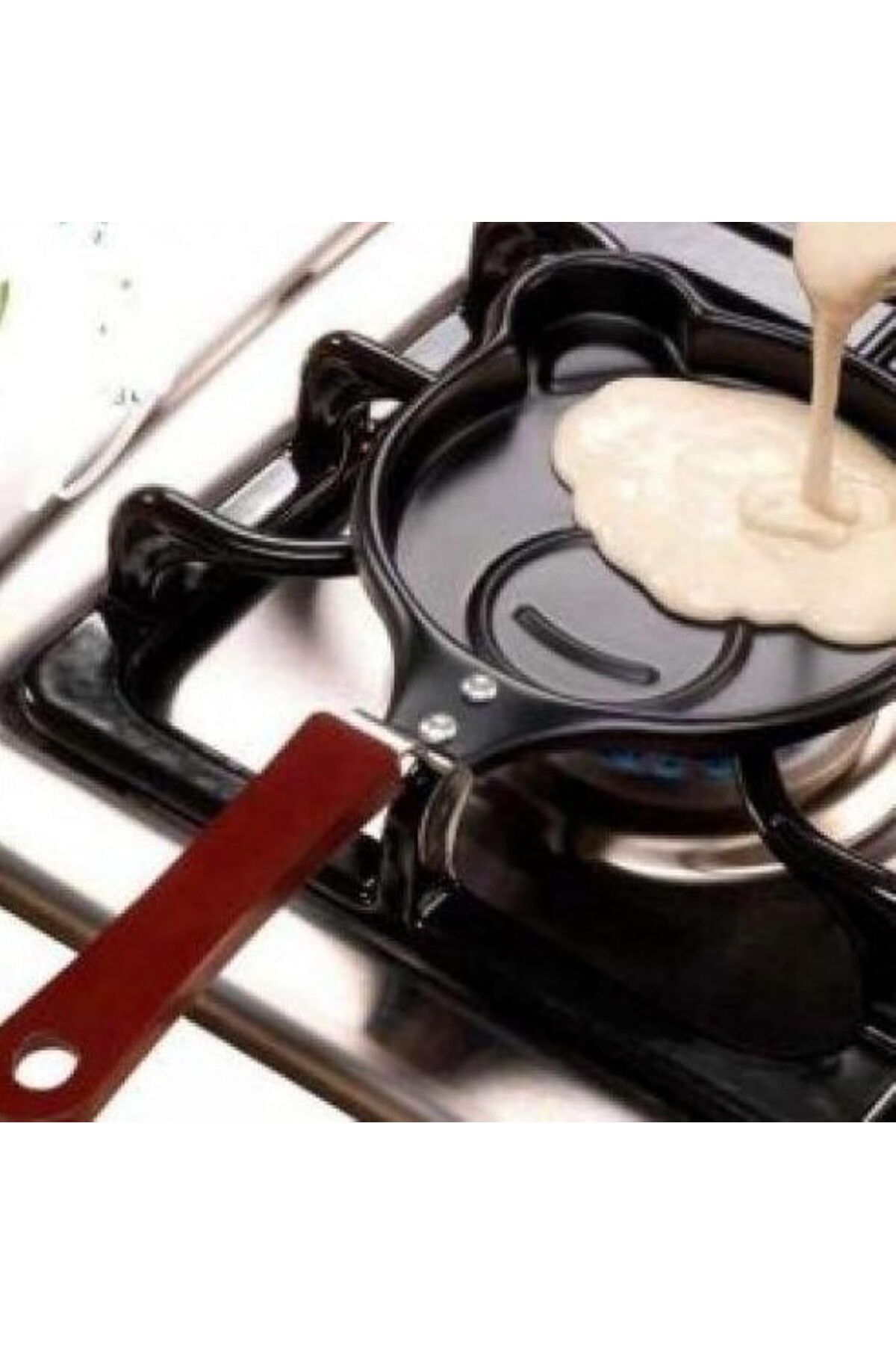 DERİK Derik Hayvan Figürlü Pankek ve Omlet Tavası, Çocuklar İçin Eğlenceli Mutfak Aleti, Yapışmaz