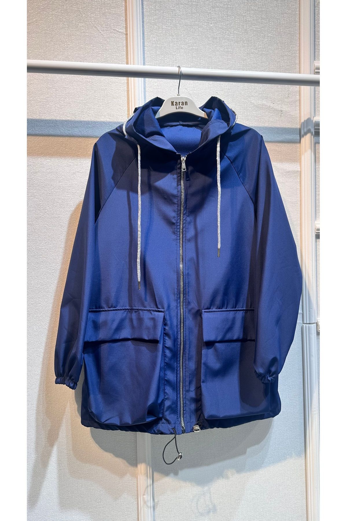 butiksosyete38 Fermuarlı Trençkot