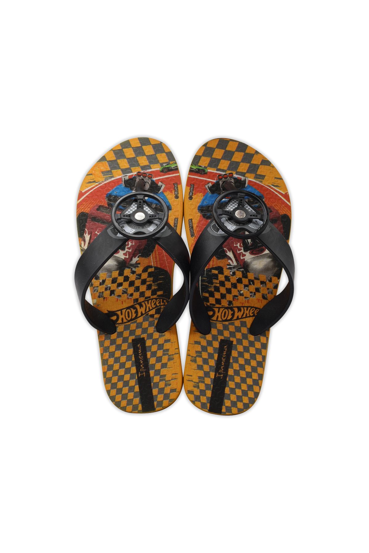 İpanema-Hot Wheels Yellow Children's Slippers - Flip Flops, 25/34 2