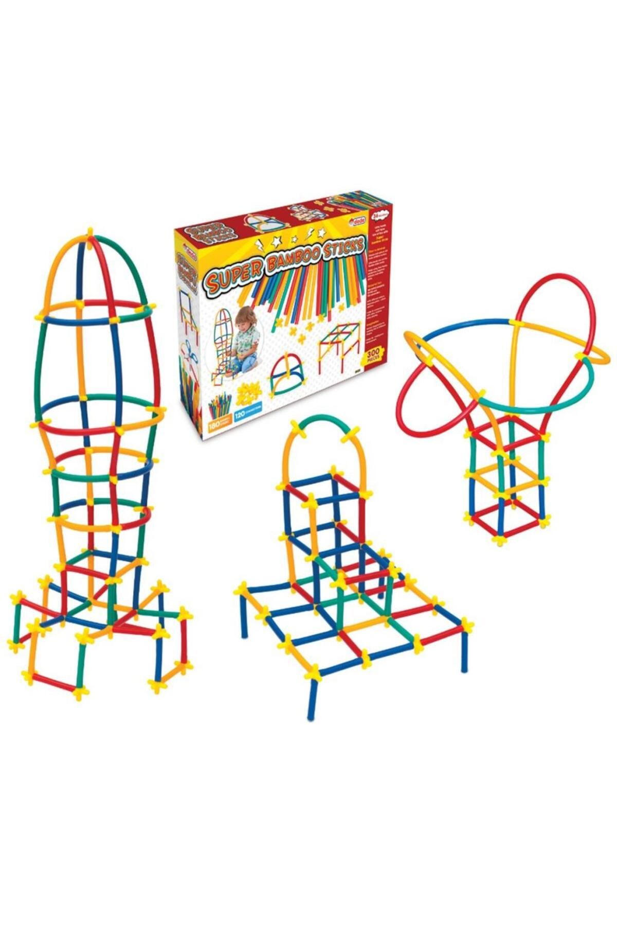 Shop58 03462 Dede, Süper Bambu Çubuklar - 300 Parça / +3 yaş