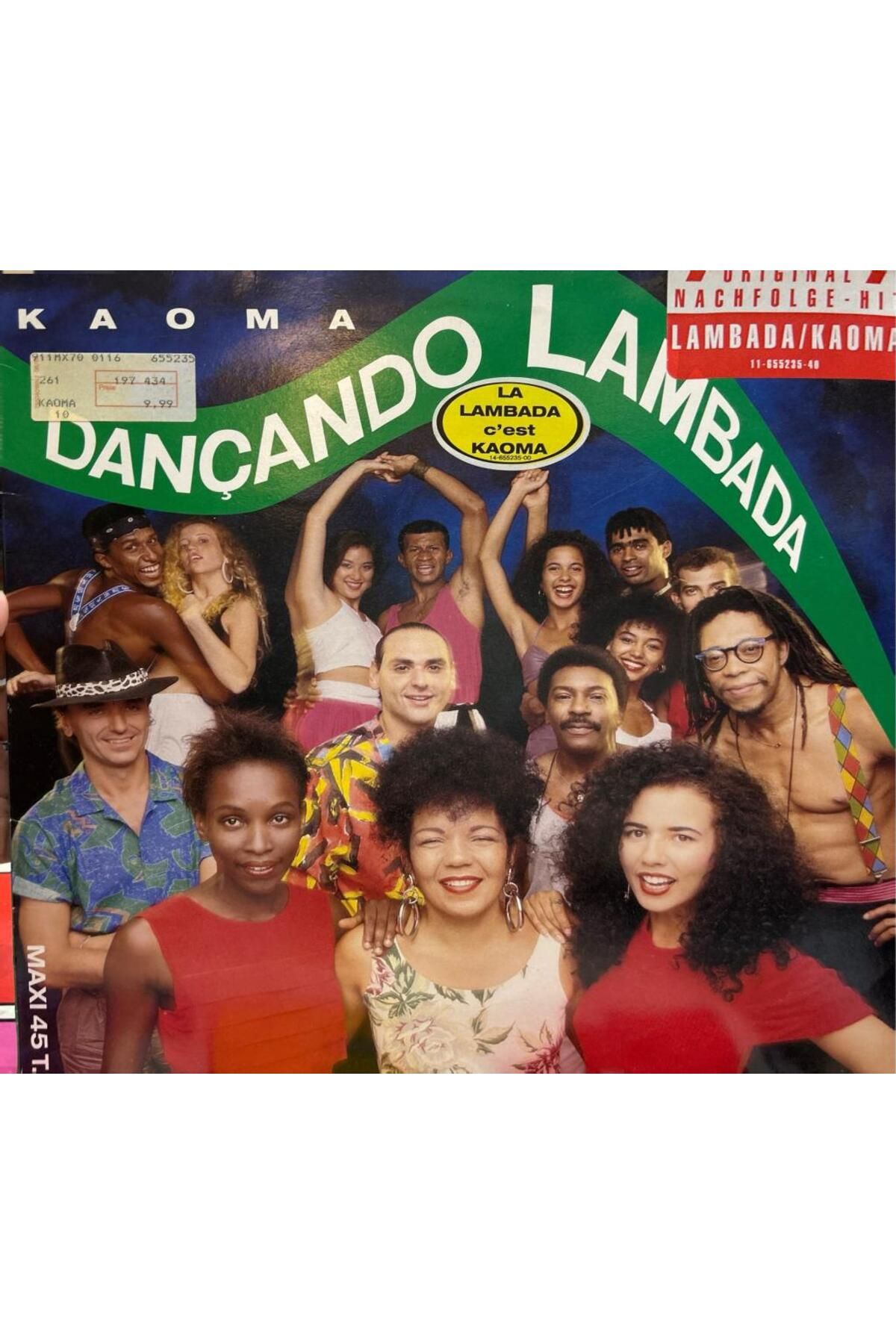 Kadıköy Plak Kulübü Kaoma – Dançando Lambada 1989 BASKI MAXI SINGLE