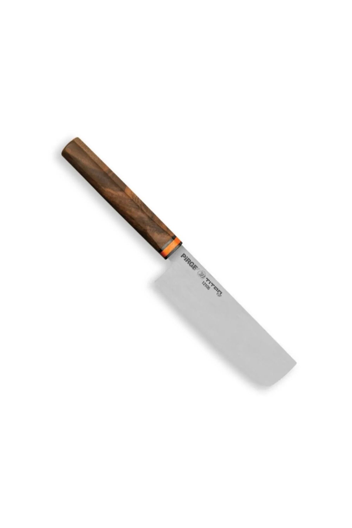 YNT İthalat 12106 Titan East Dilimleme Nakiri Şef Bıçağı 16 Cm - Ceviz Sap