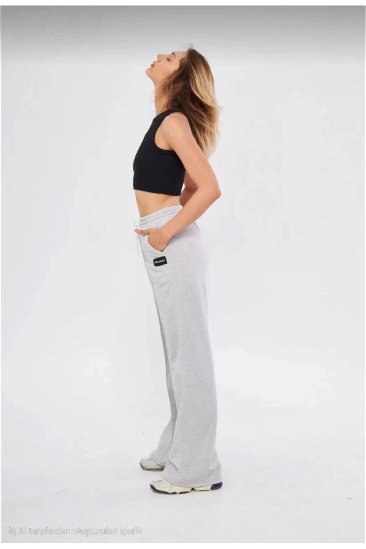 CVS İki iplik Bol Paça Eşofman Pantalon - Gri