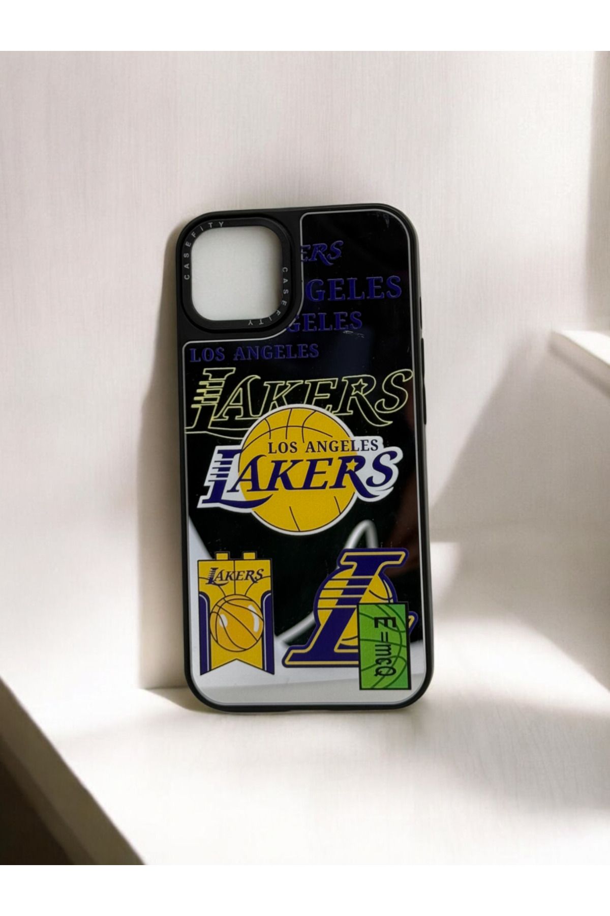 DUBİGOLD İPHONE 14 UYUMLU LAKERS AYNALI TELEFON KILIFI