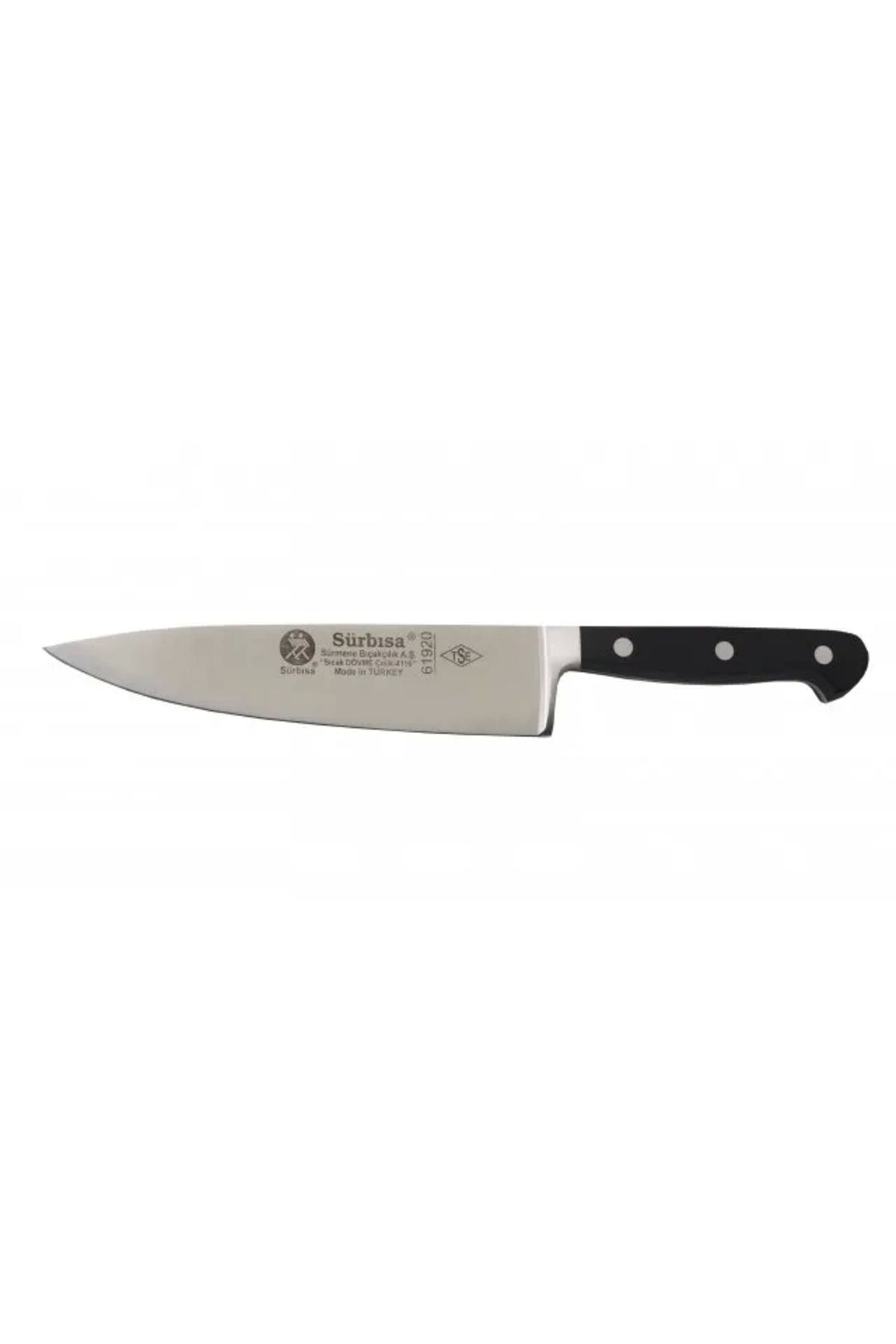 YNT İthalat 61920 - Sürmene Sıcak Dövme Şef Bıçağı 18 Cm