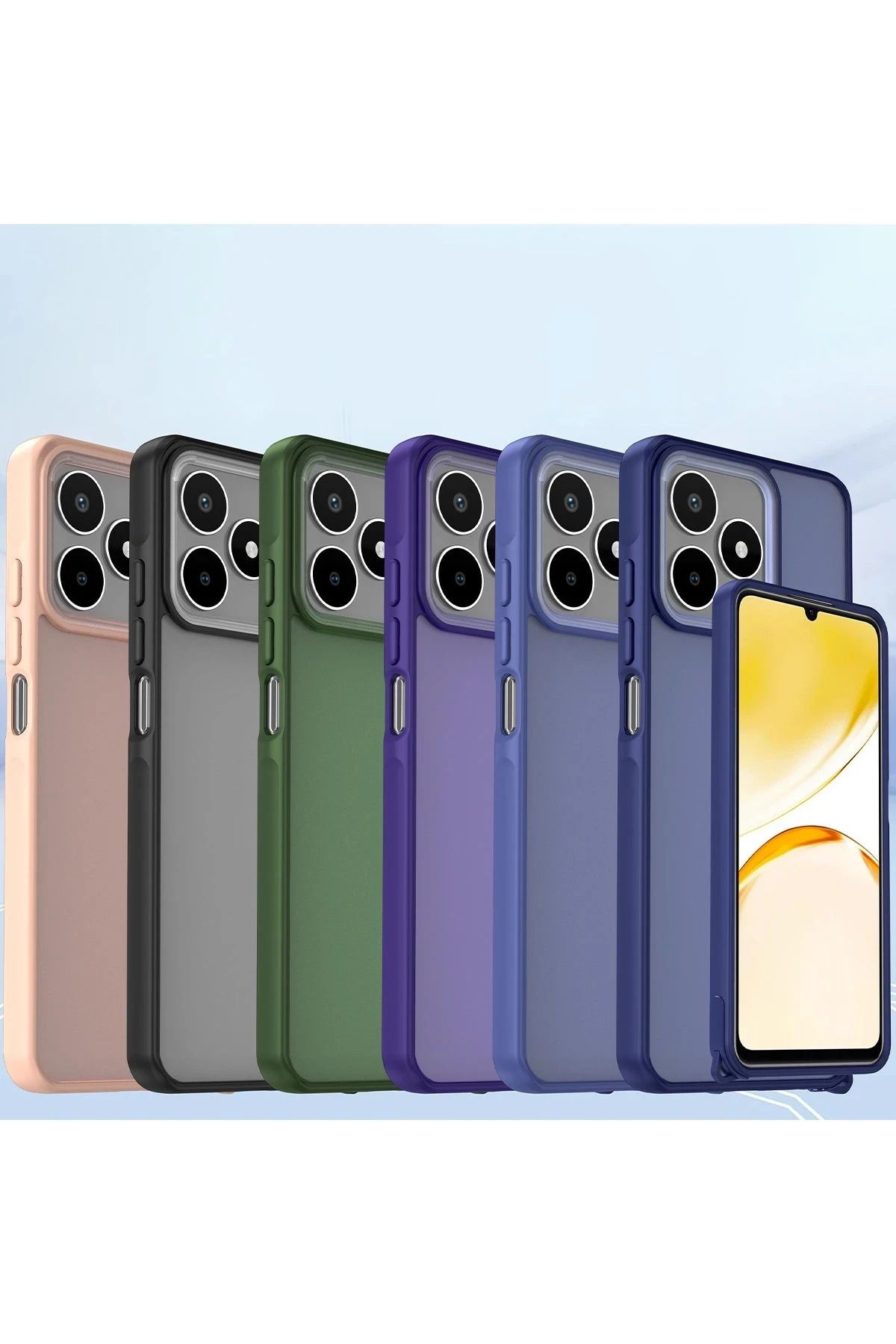 NewFace Realme C53 Kılıf Elegant Kapak - Siyah SVLRS