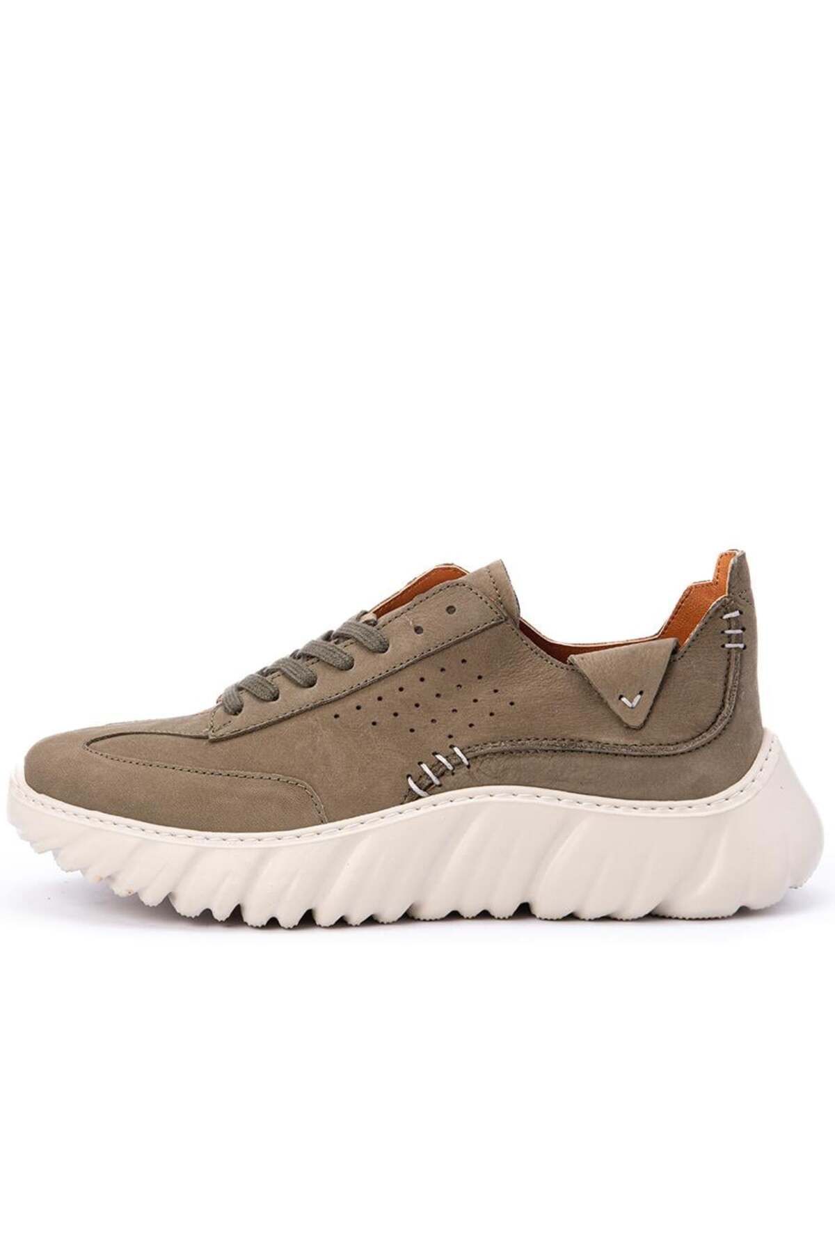 Gusse Grand Erkek Hakiki Nubuk Deri Sneaker Ayakkabı 21337-1