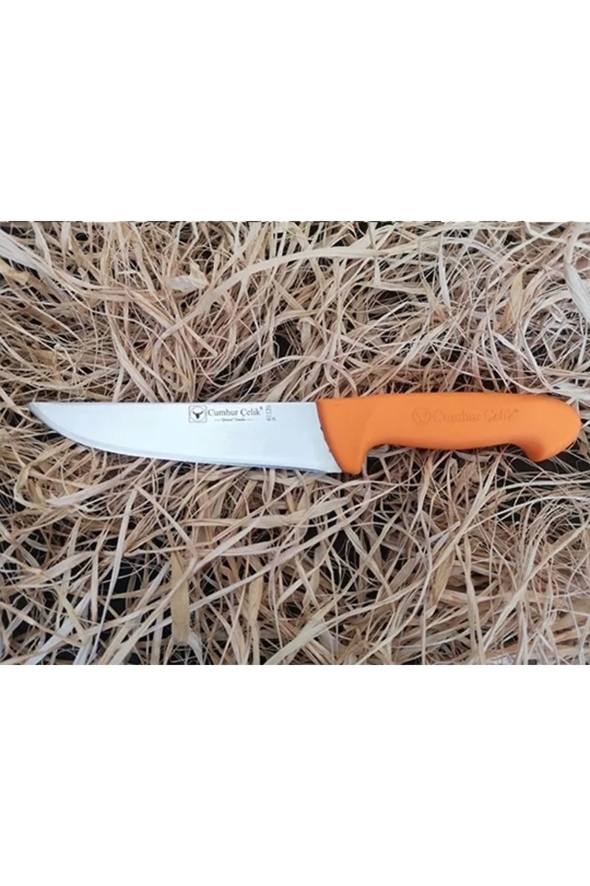 YNT İthalat Sürmene 61120 Kasap Kurban Bıçağı, 16,5 Cm, Kaymaz Sap