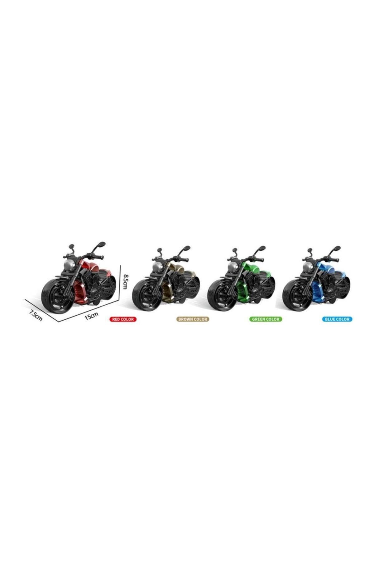 Shop58 Nessiworld JW567-164 Sürtmeli Travel Model Motosiklet -Vardem Oyuncak