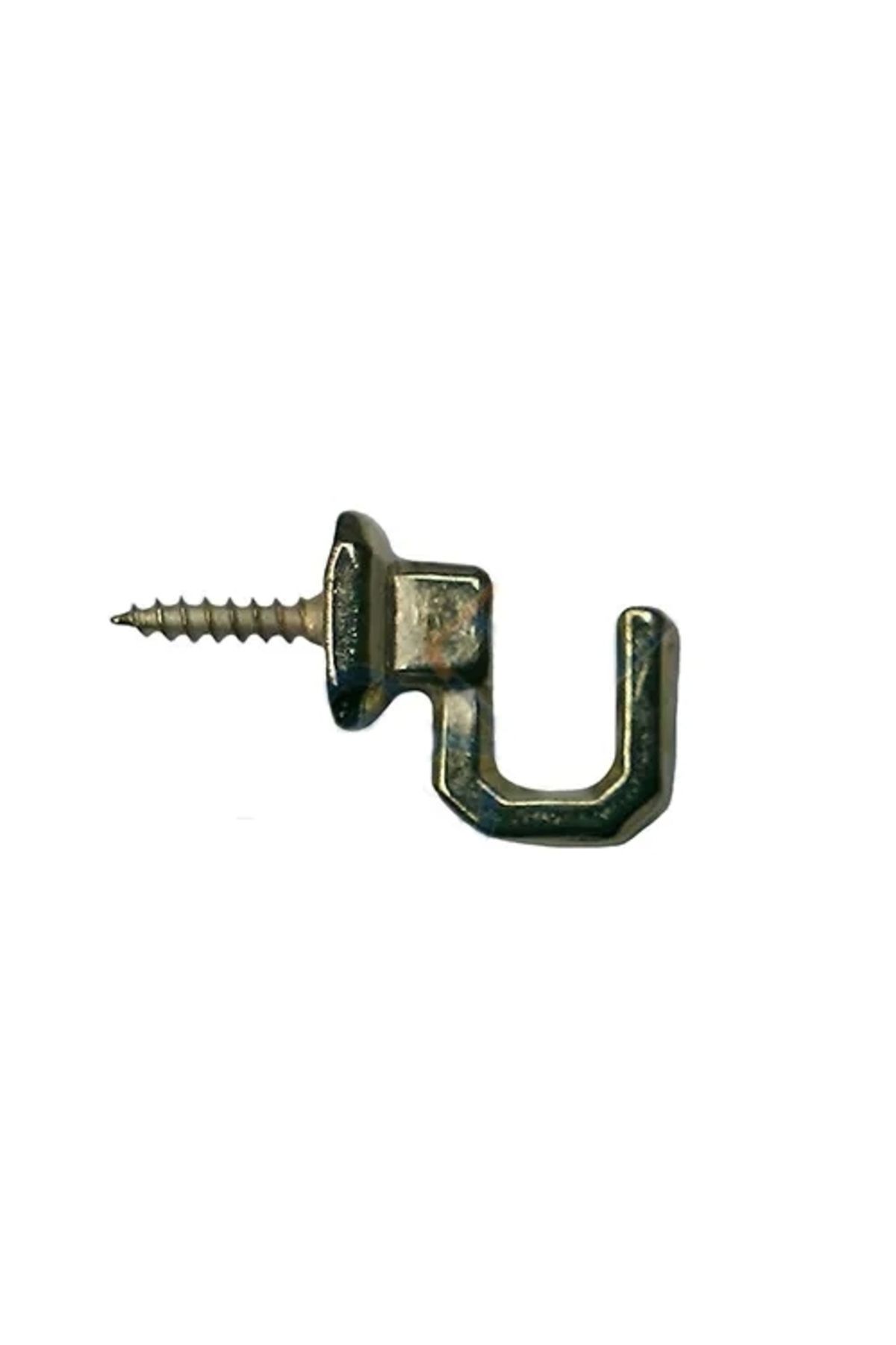 YNT İthalat Vidalı Kanca, Askı Küçük - 15x18mm, Sarı - 1 Adet
