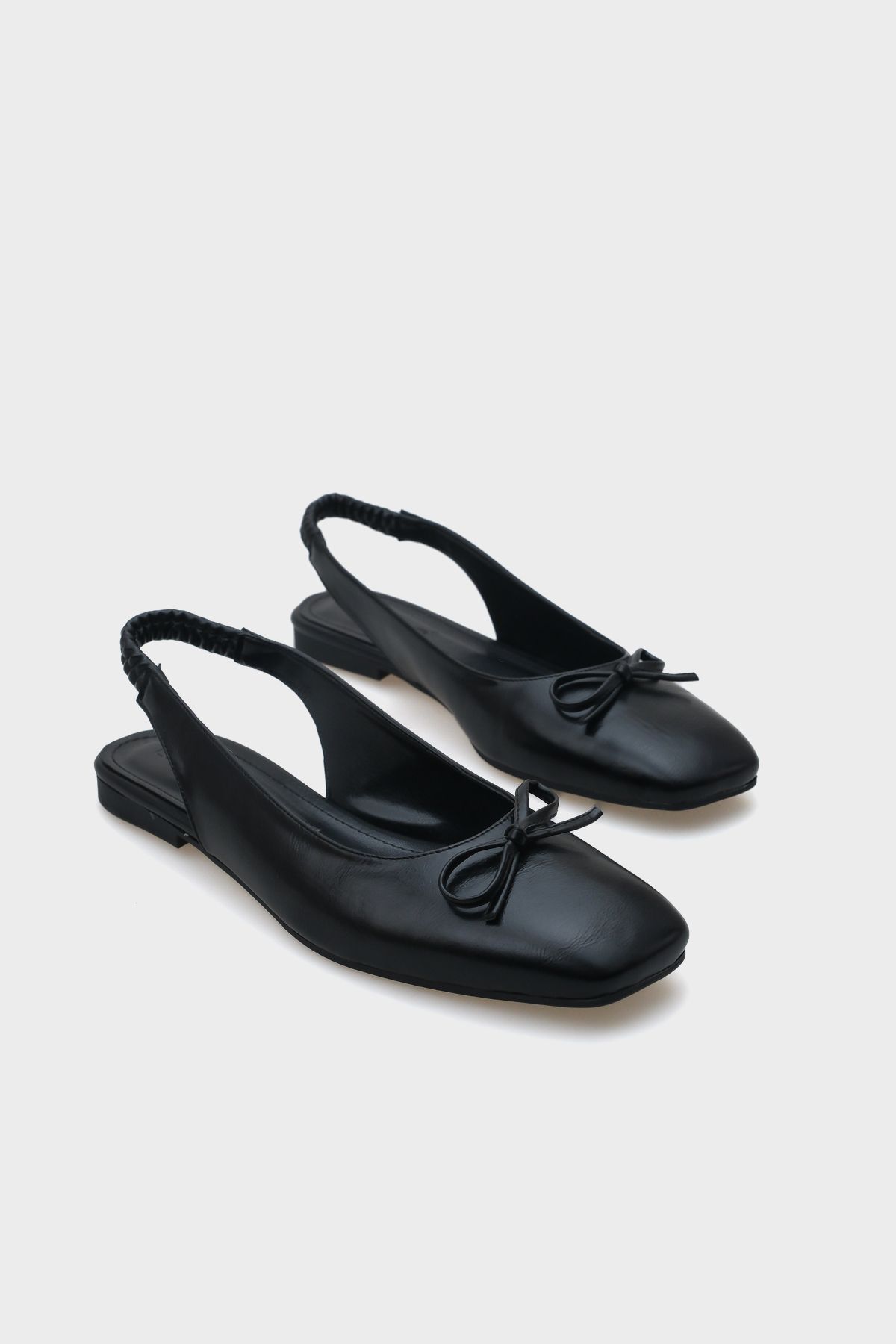 بابیت مشکی زنانه تعظیم کمان در پشت تایر بابت Capone Outfitters