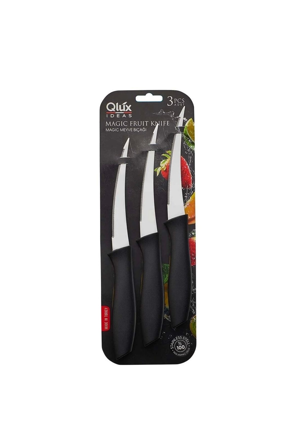 STOREMAX MAGIC 3PCS TIRTIRLI MEYVE BIÇAK (5047)