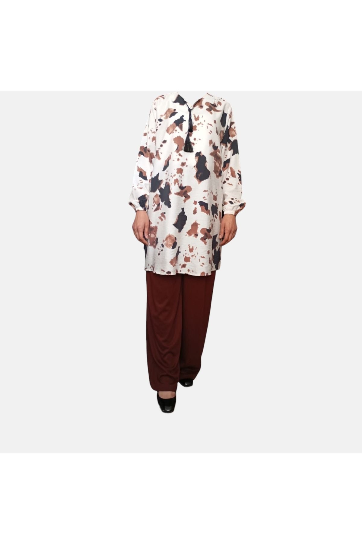 Dirhem Anne tunik pantolon takım