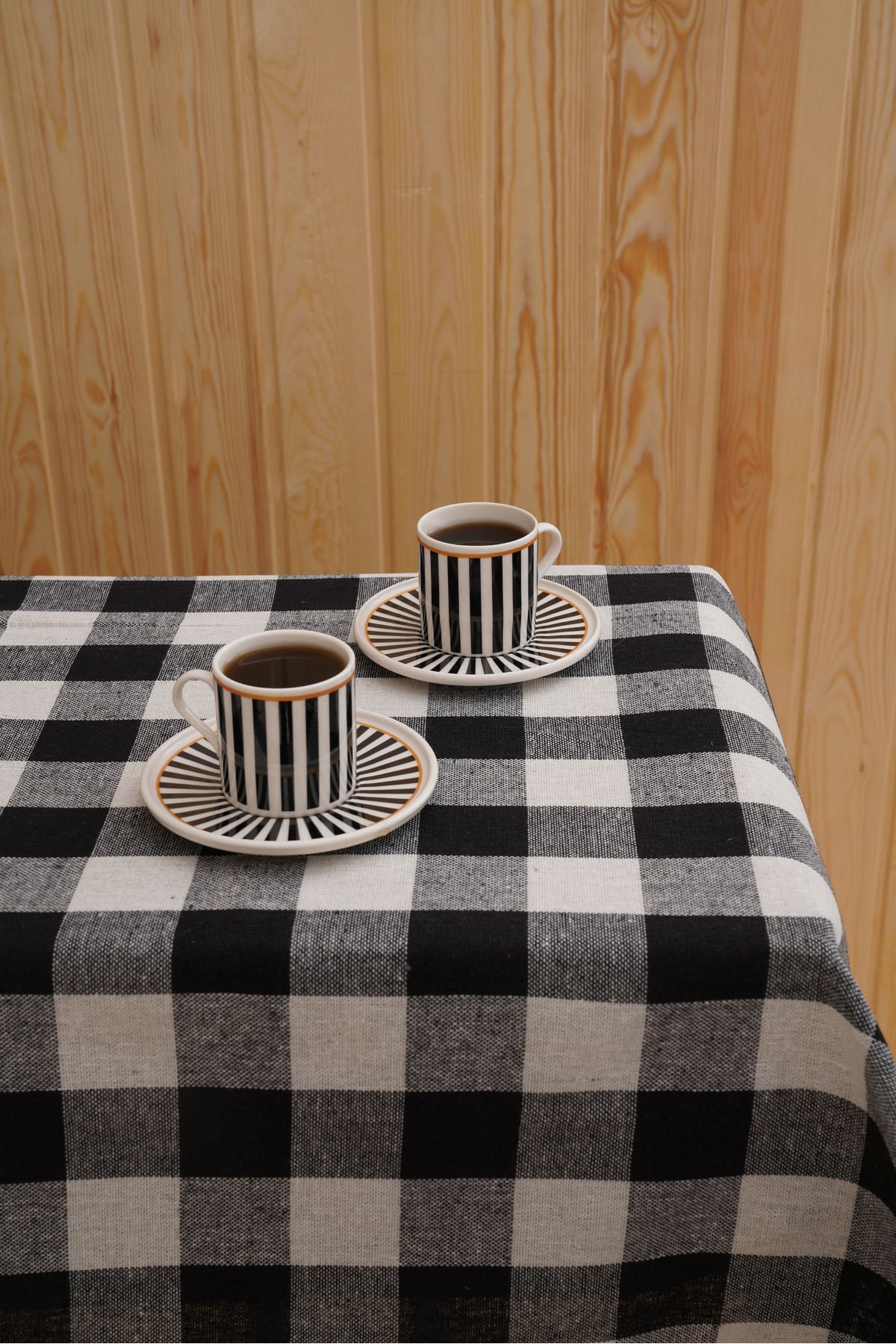 ARVEN HOME COLLECTİON PÖTİ KARELİ MASA ÖRTÜSÜ & SOFRA BEZİ & PİKNİK ÖRTÜSÜ ÇOK AMAÇLI 150x150 CM