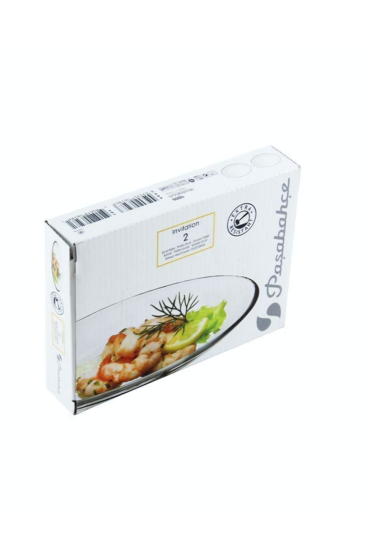 abnturk 2'li Cam Kayık Tabak 15 Cm