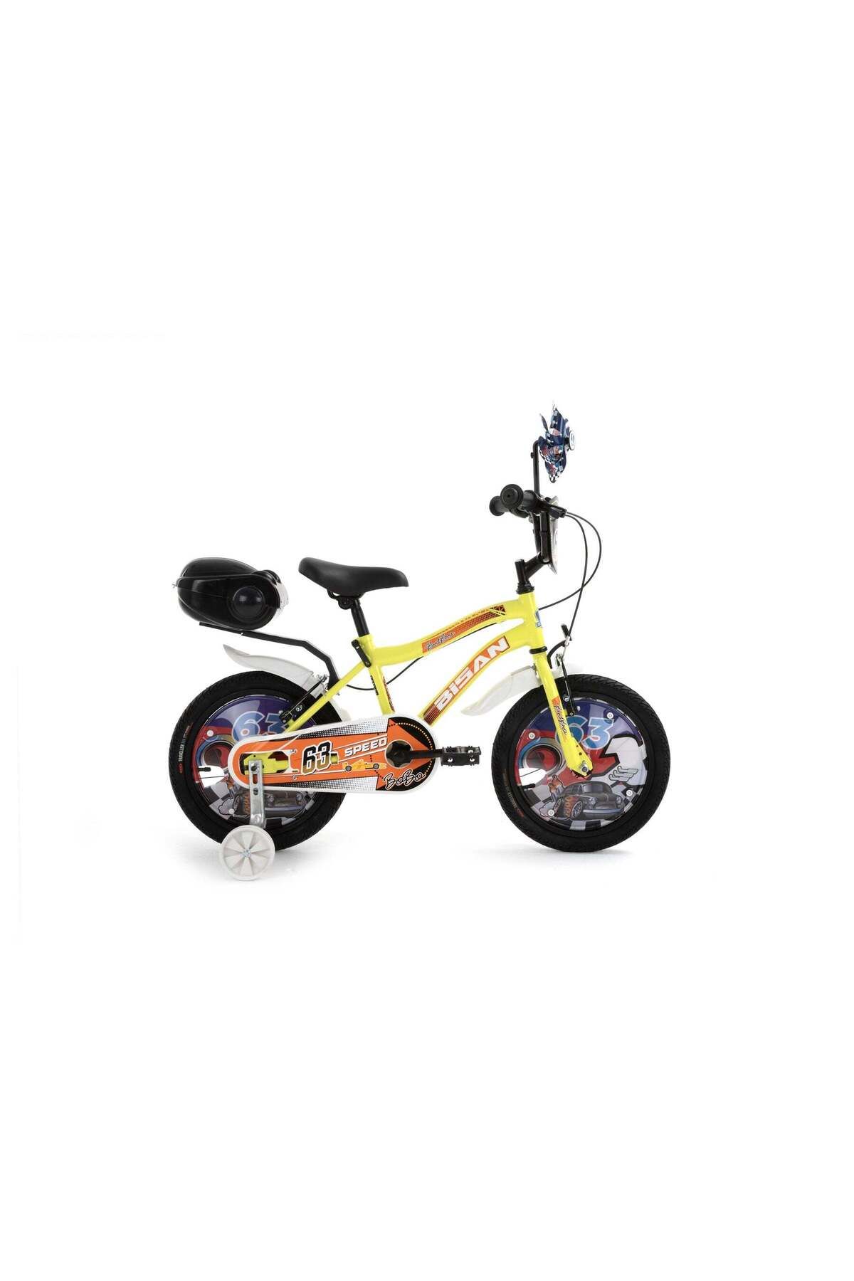 Bisan BİSAN BOBO SARI 6 CM 1x1 VİTES Tekerlek: 16"TURUNCU ÇOCUK BİSİKLETİ blc