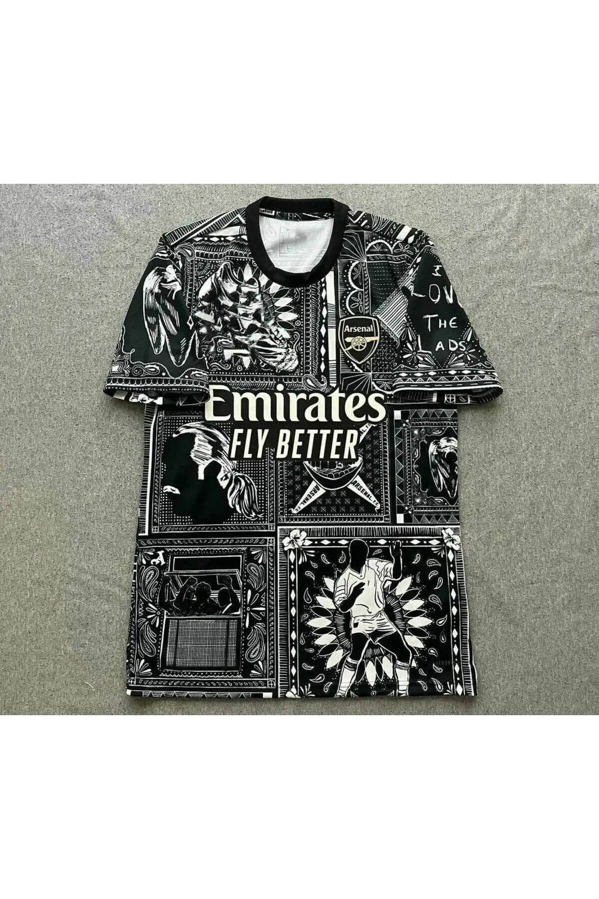 FRAGOLA Arsenal 2023/24 Yeni Sezon Özel Maç Önü Forması ( Pre Match Kit )