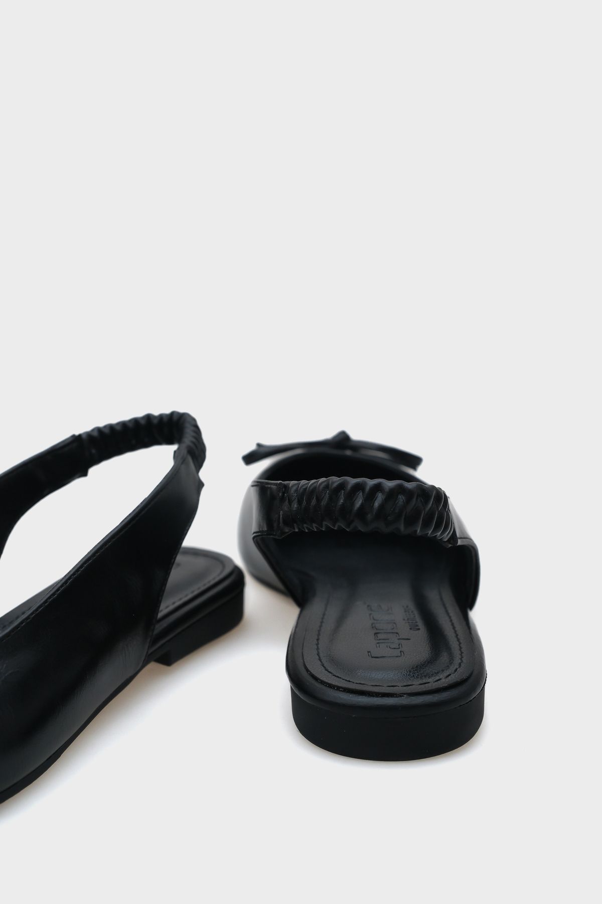 بابیت مشکی زنانه تعظیم کمان در پشت تایر بابت Capone Outfitters
