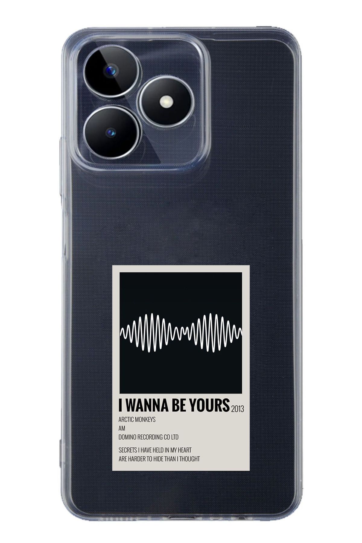 TechTree Realme C53 Uyumlu I Wanna Be Yours Şeffaf Silikon Kılıf